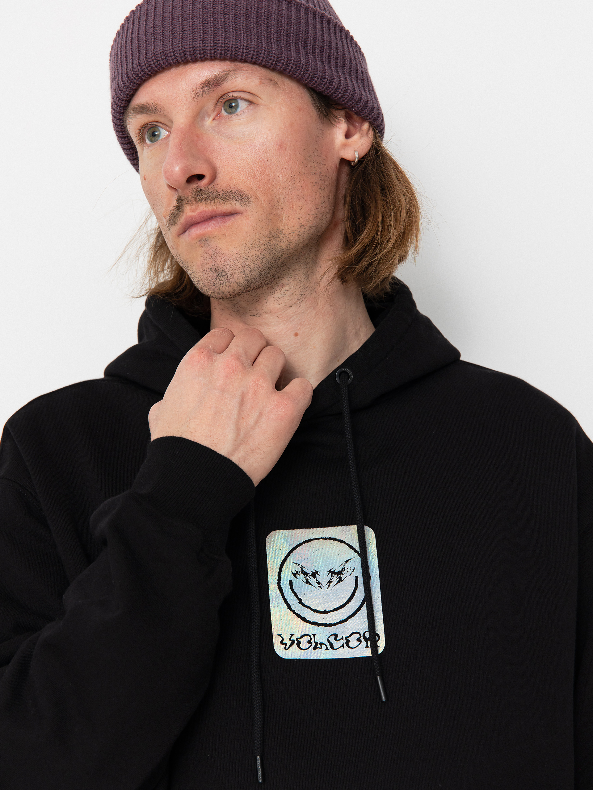 Kapucnis pulóver Volcom Fa F Rygalski HD (black)