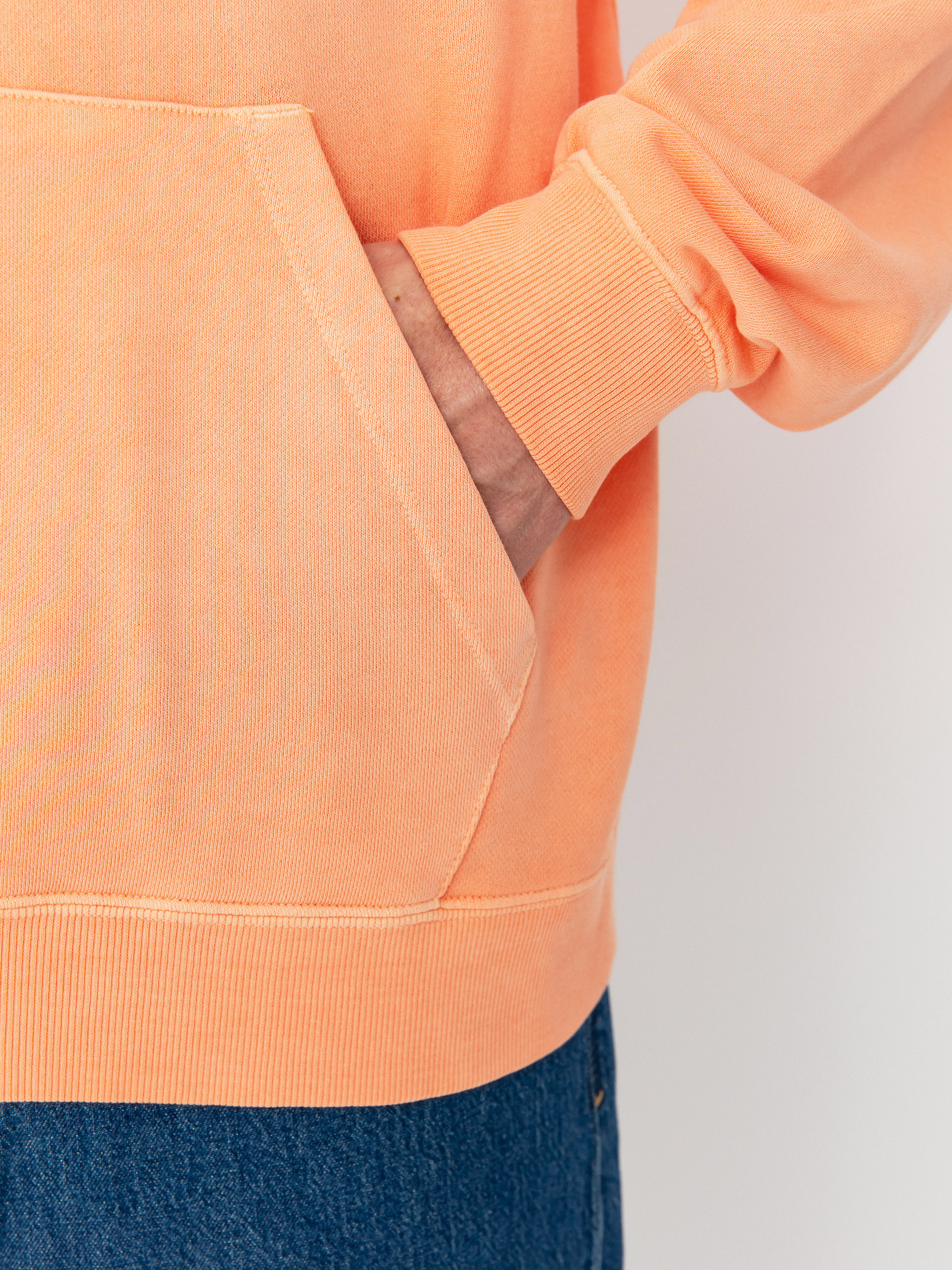 Kapucnis pulóver Volcom Single Stone Tw HD (pale peach)