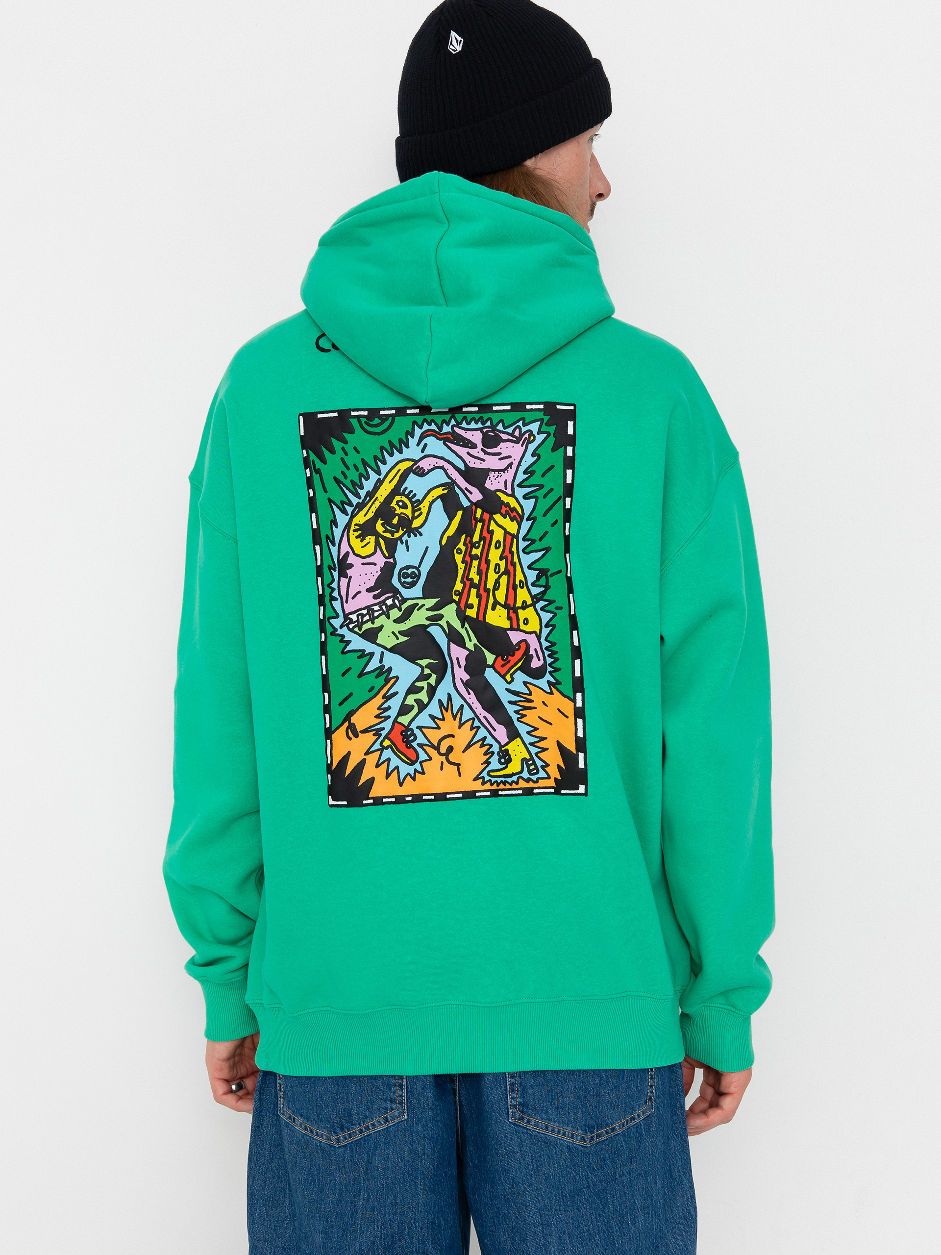 Kapucnis pulóver Volcom Fa Bob Mollema 1 HD (mint)