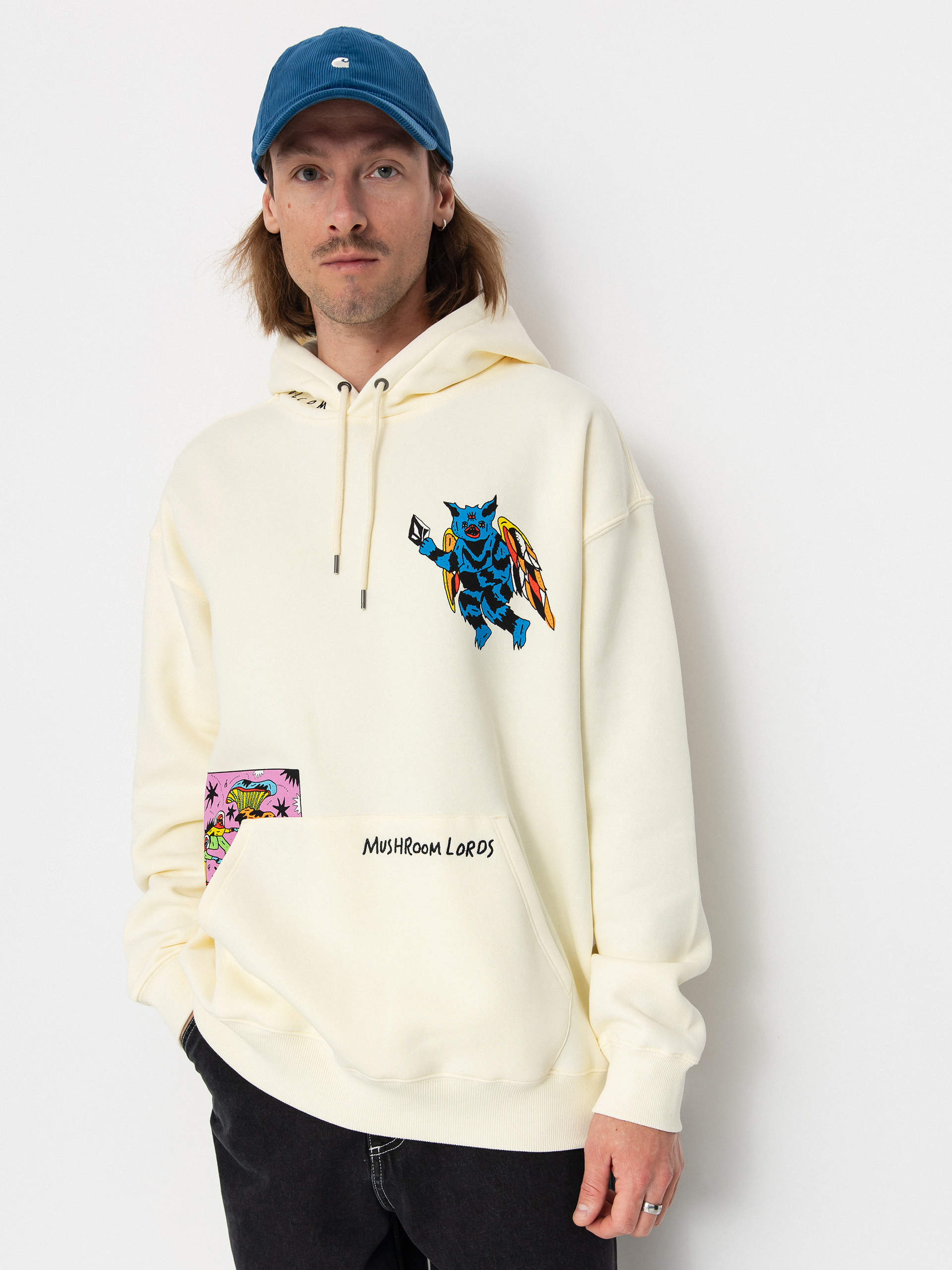 Kapucnis pulóver Volcom Fa Bob Mollema 2 HD