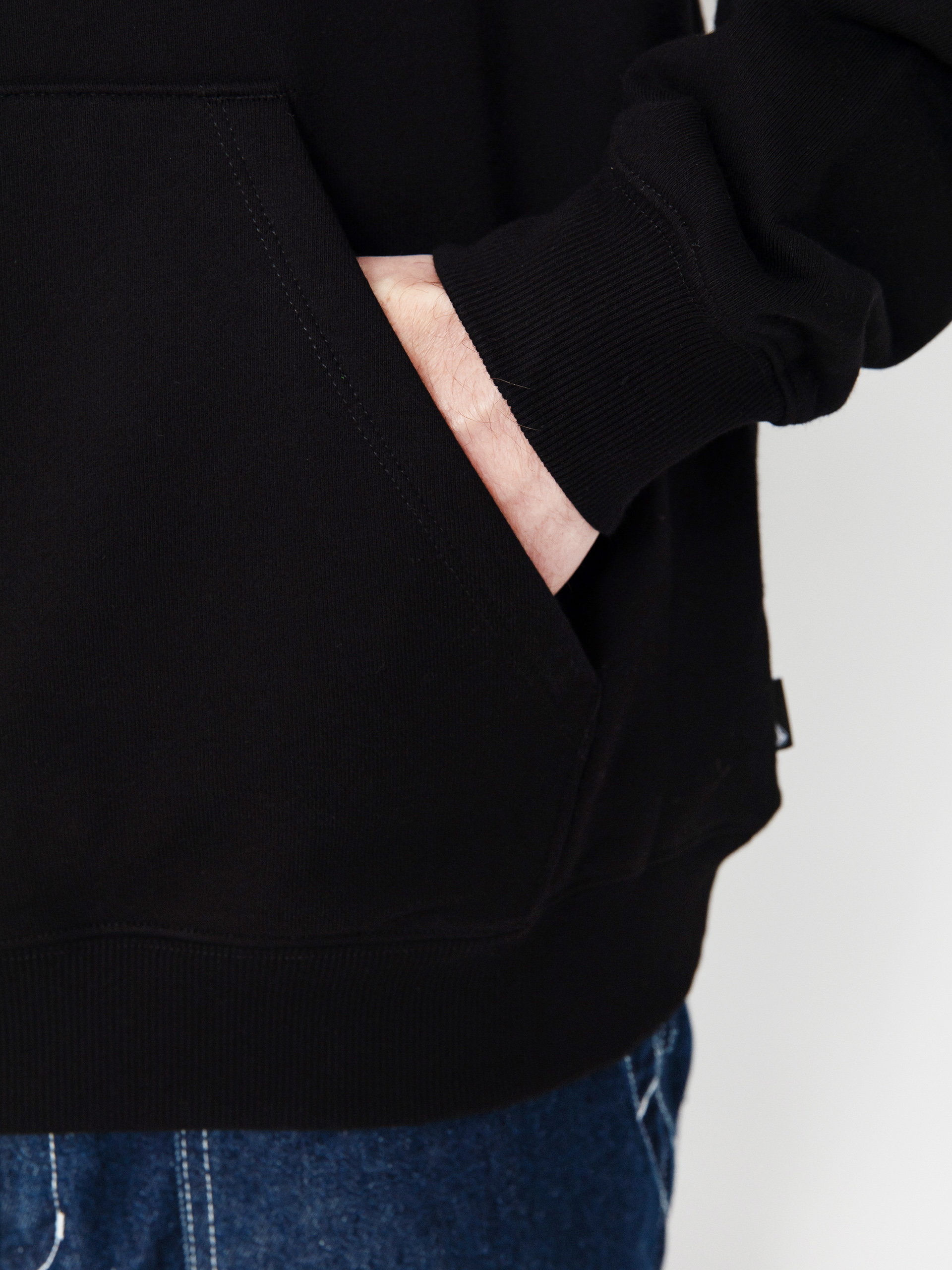 Kapucnis pulóver Volcom Handerry HD (black)