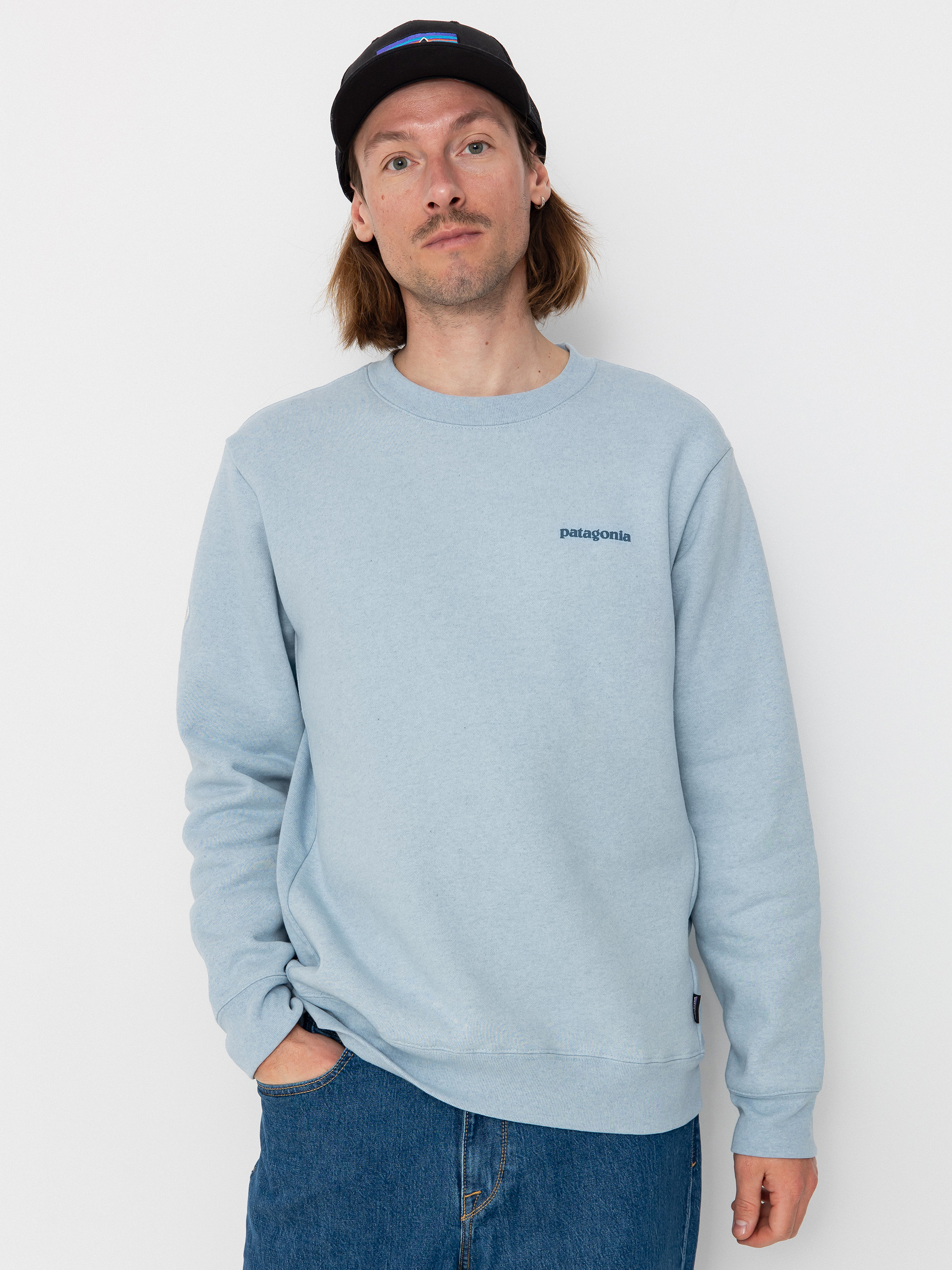 Pulóver Patagonia Fitz Roy Icon Uprisal (fleck blue)