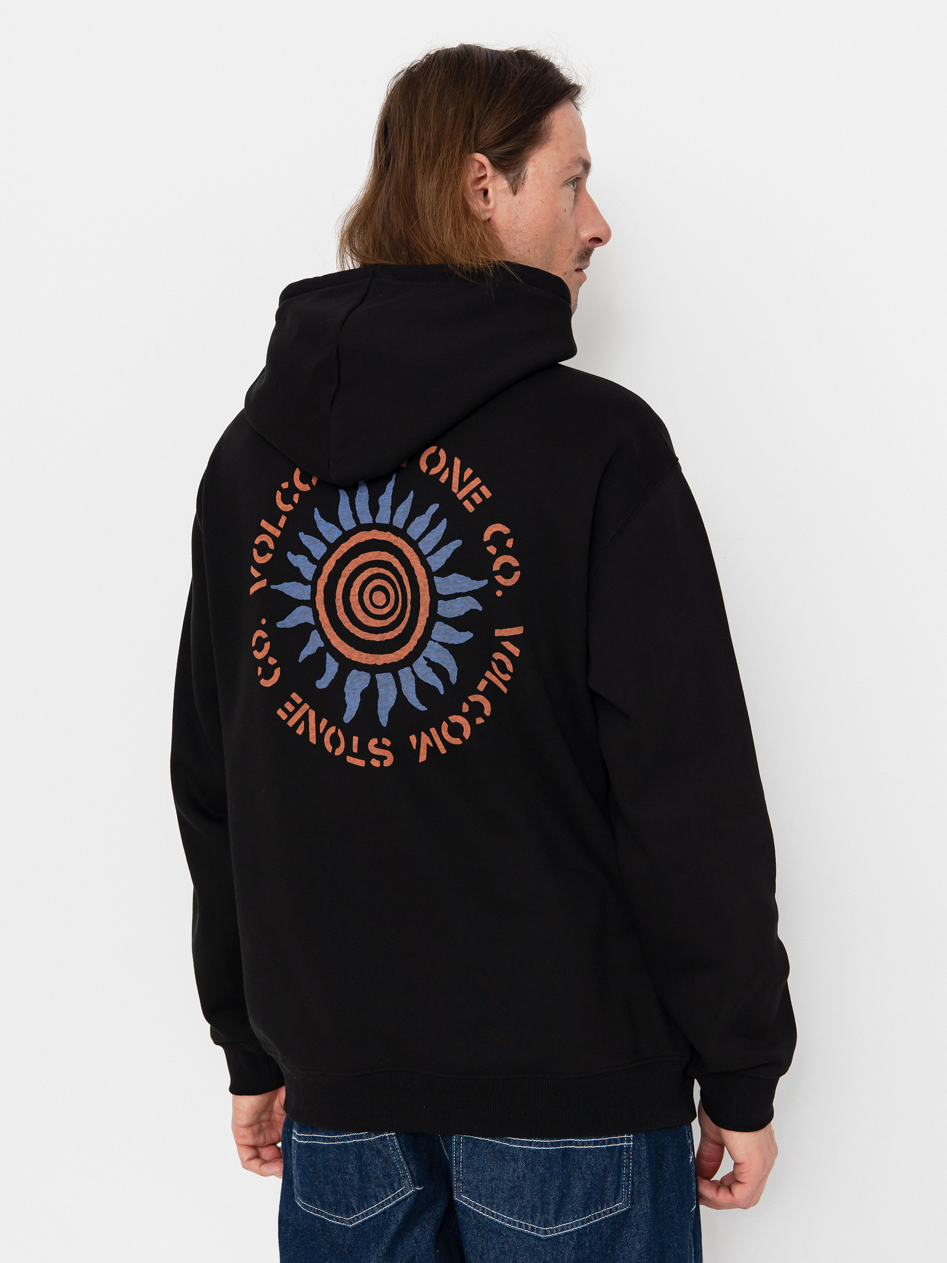 Kapucnis pulóver Volcom Watanite HD (black)