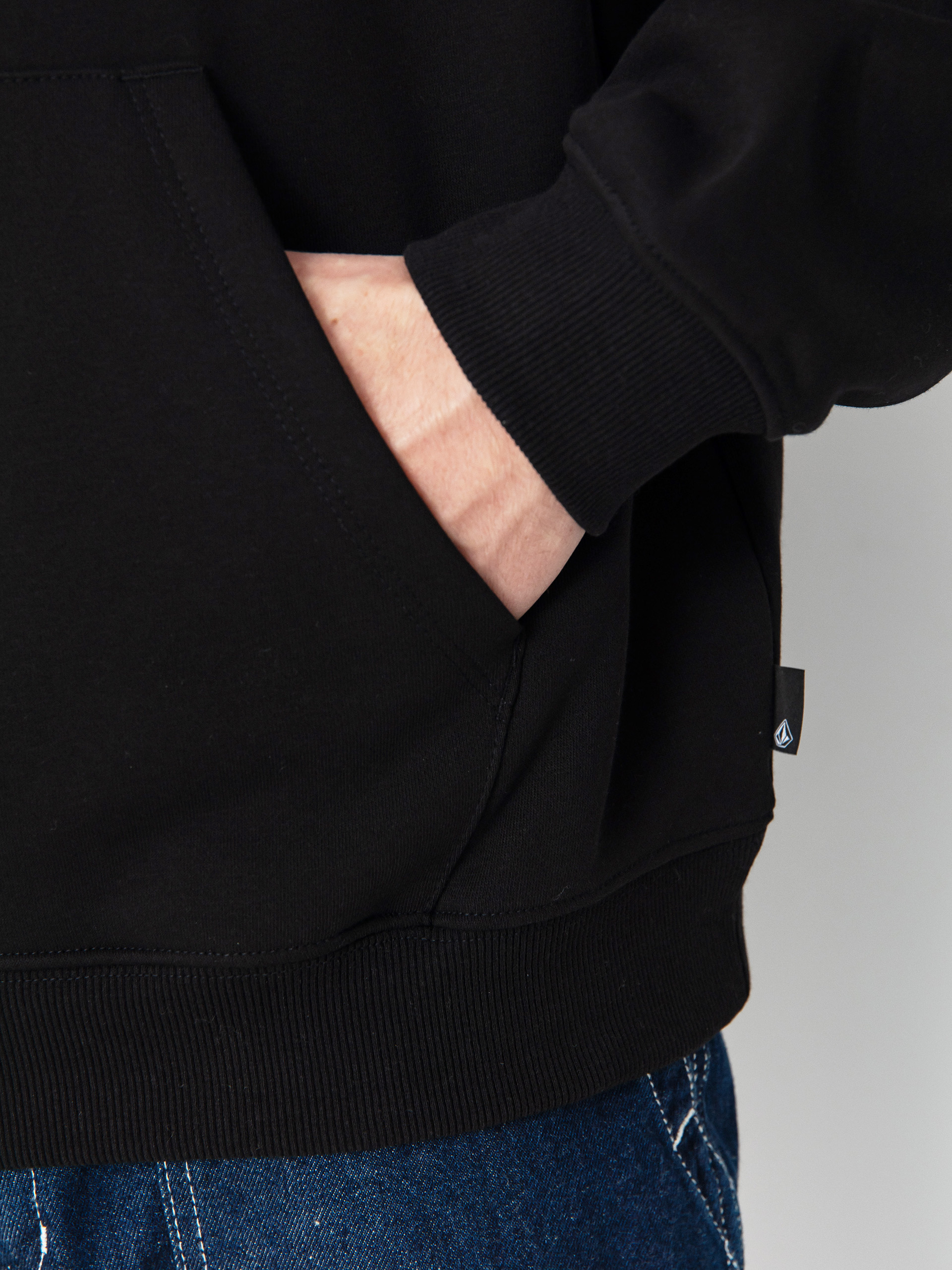 Kapucnis pulóver Volcom Watanite HD (black)