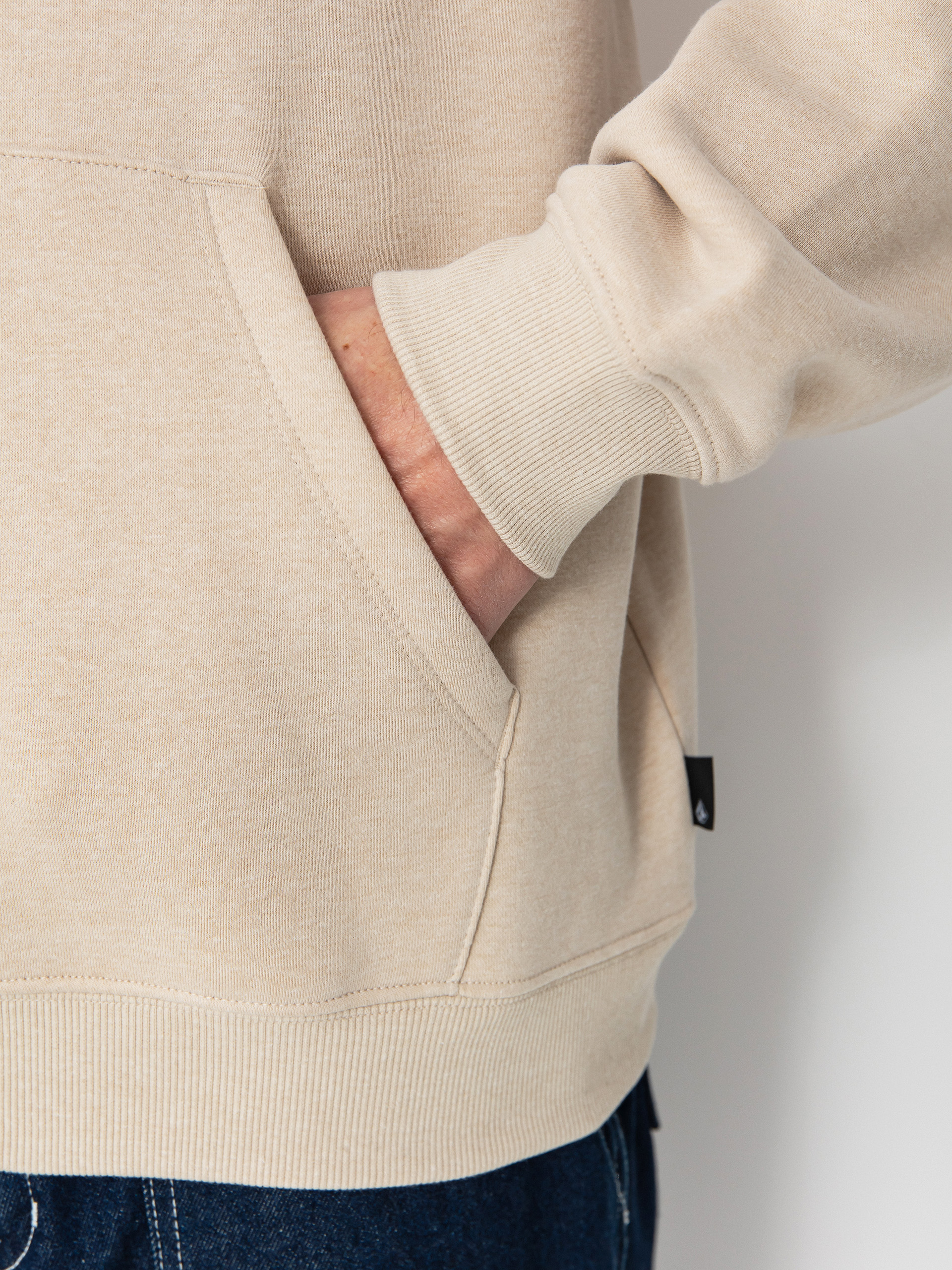 Kapucnis pulóver Volcom Watanite HD (dust heather)