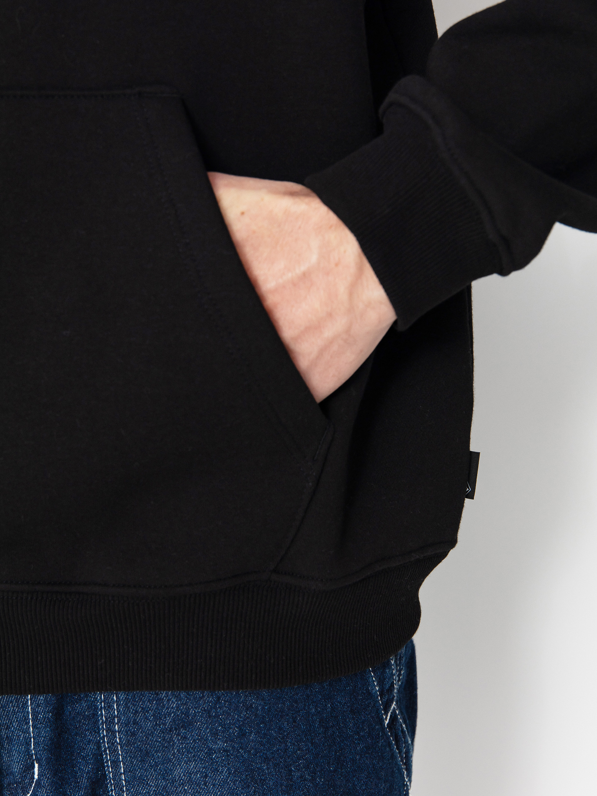 Kapucnis pulóver Volcom Single Stone HD (black)