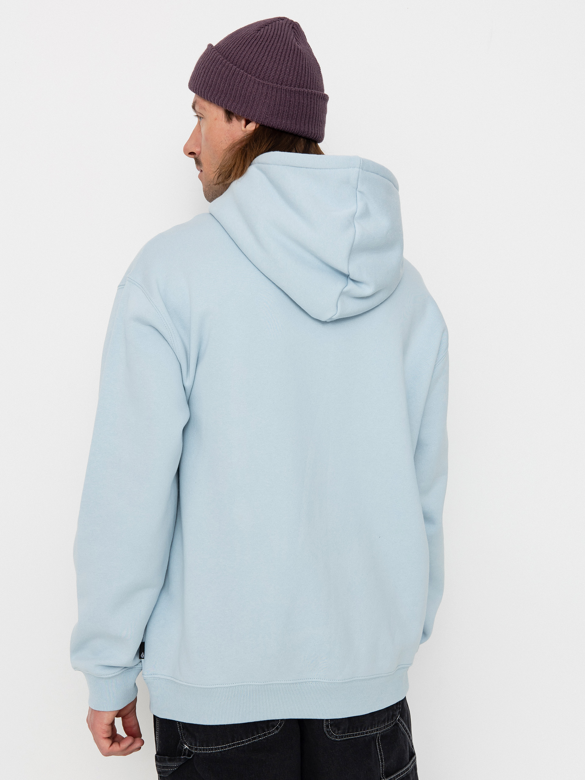 Kapucnis pulóver Volcom Single Stone HD (carolina blue)