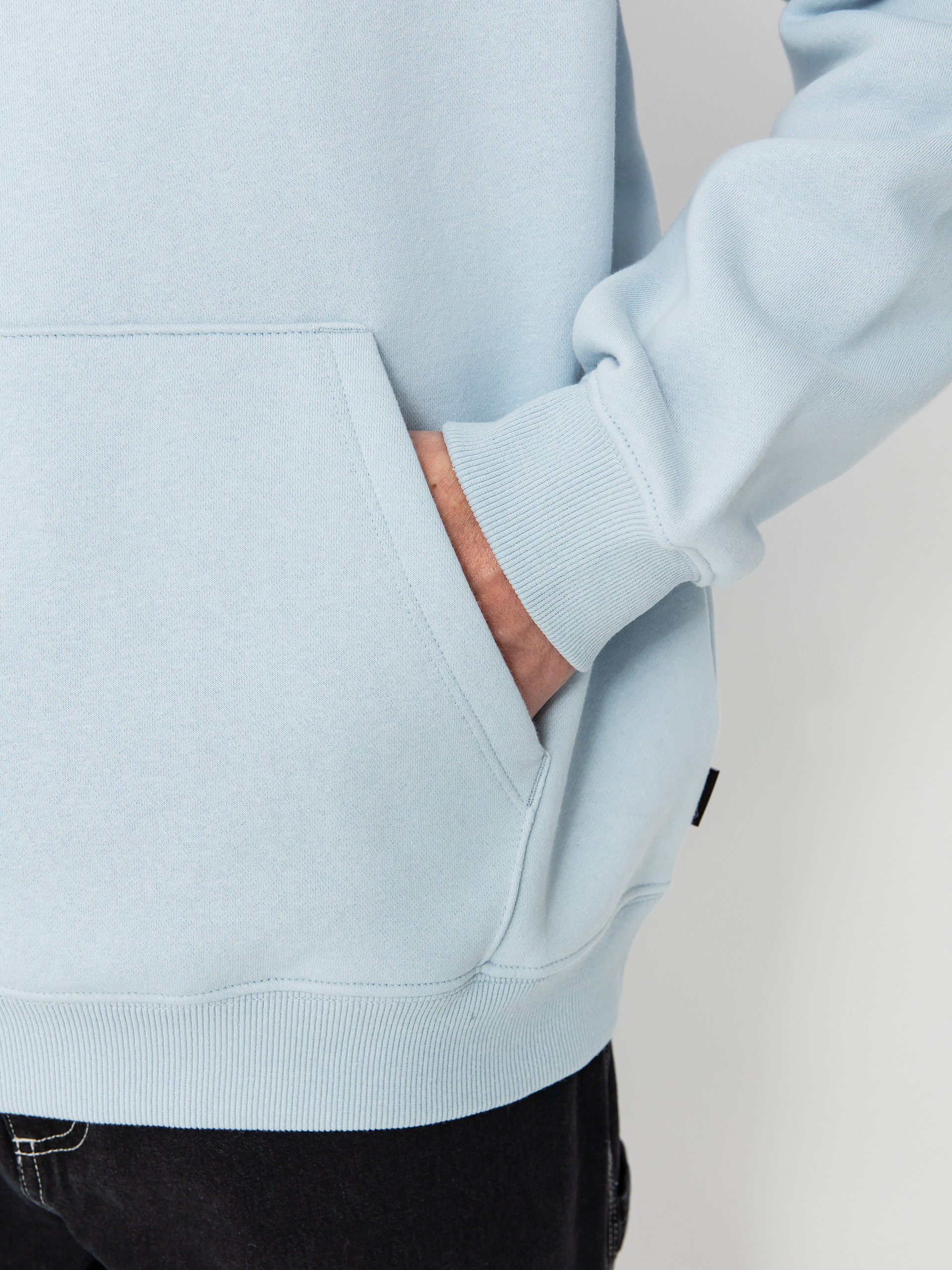 Kapucnis pulóver Volcom Single Stone HD (carolina blue)