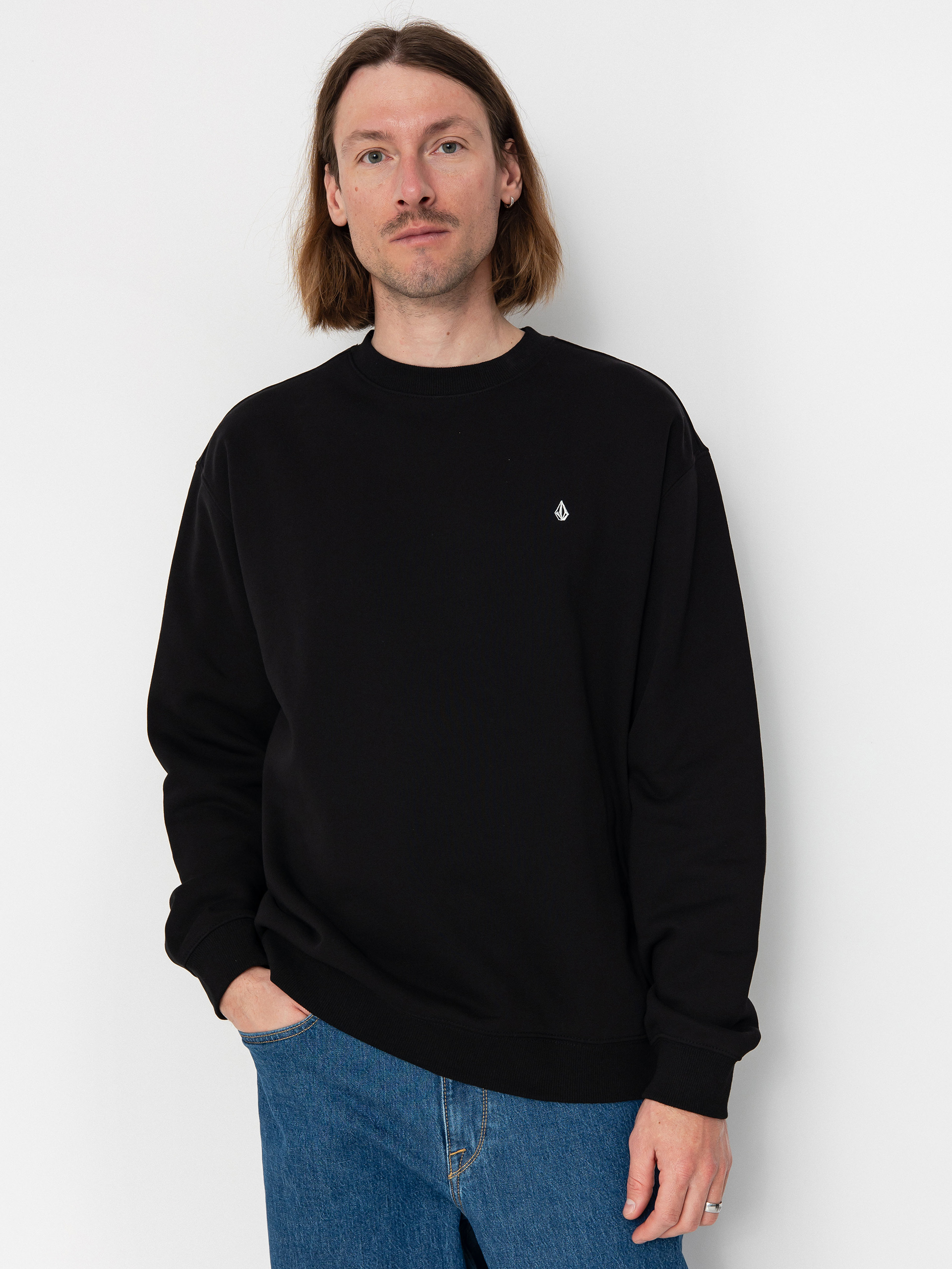 Pulóver Volcom Single Stone Crew (black)