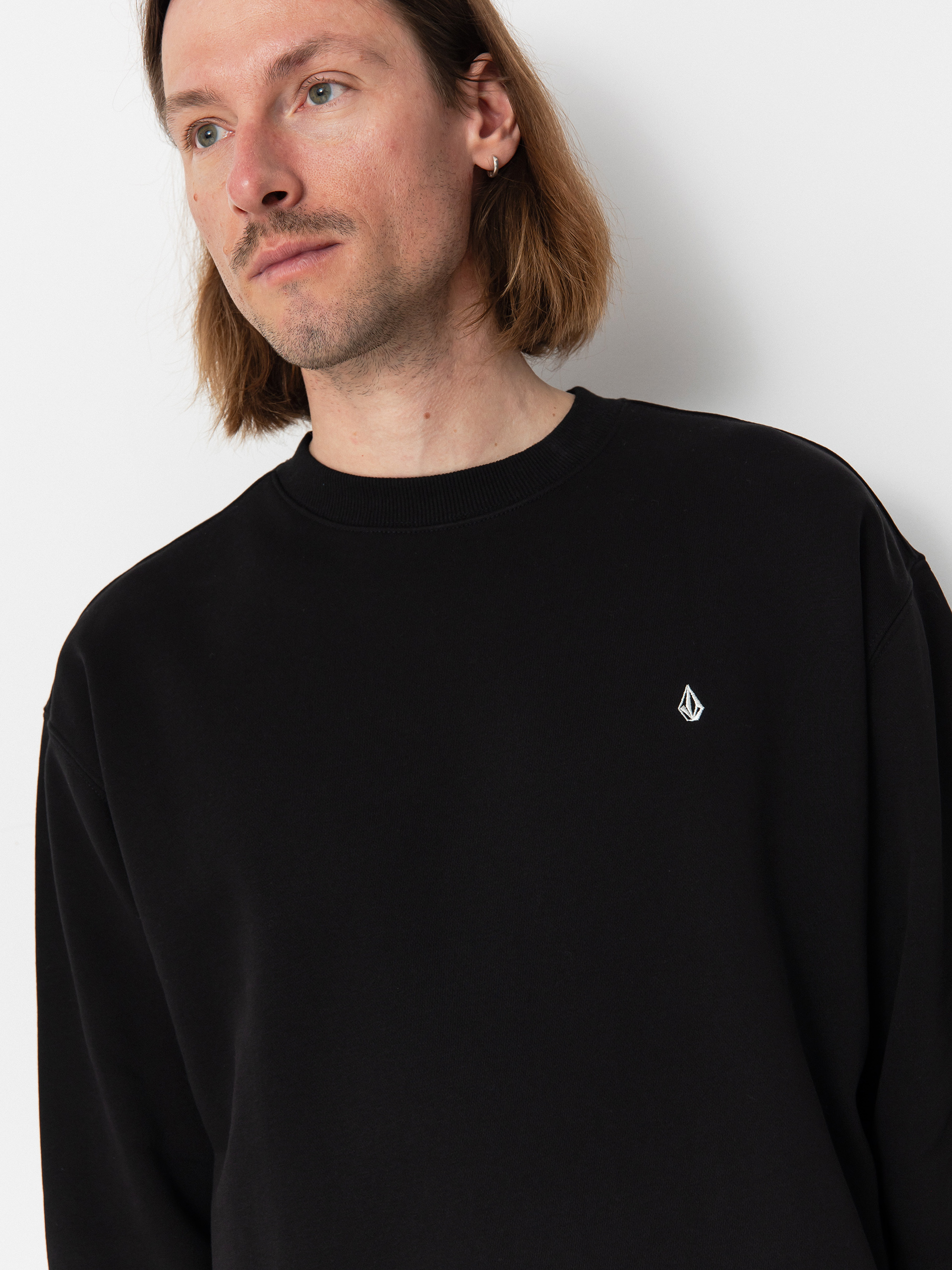 Pulóver Volcom Single Stone Crew (black)
