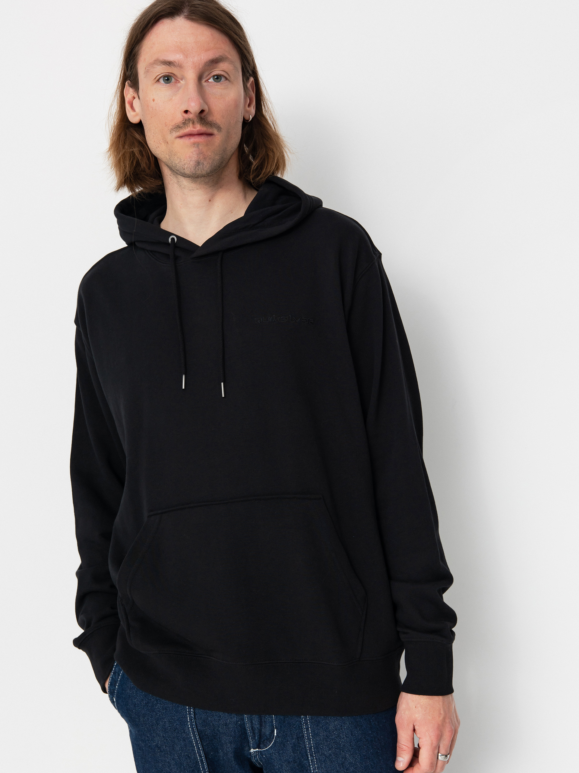 Kapucnis pulóver Quiksilver Salt Water HD (black)