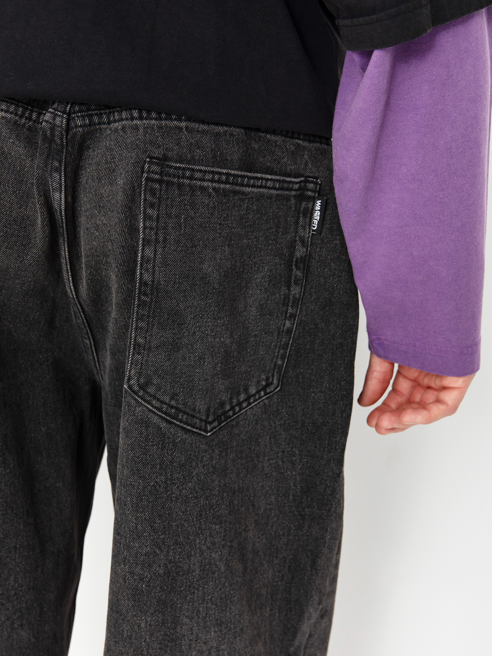 Wasted Paris Signature Rod Kisnadrág (faded black)