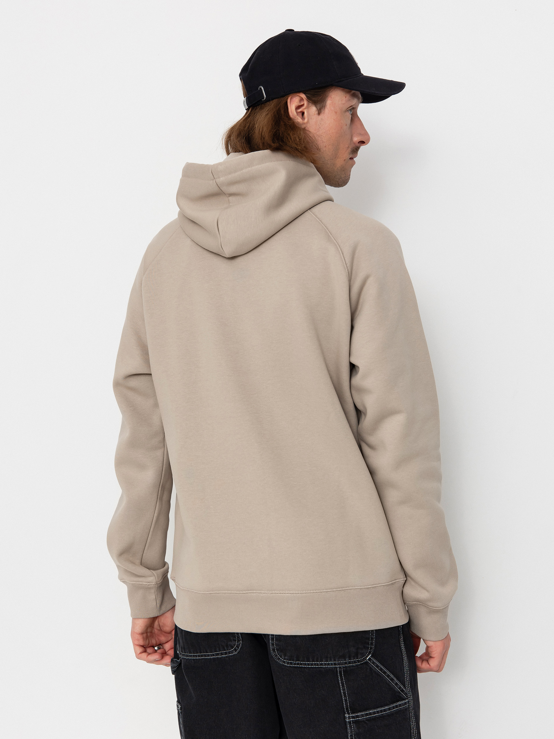 Kapucnis pulóver Carhartt WIP Chase HD (dusky beige/gold)