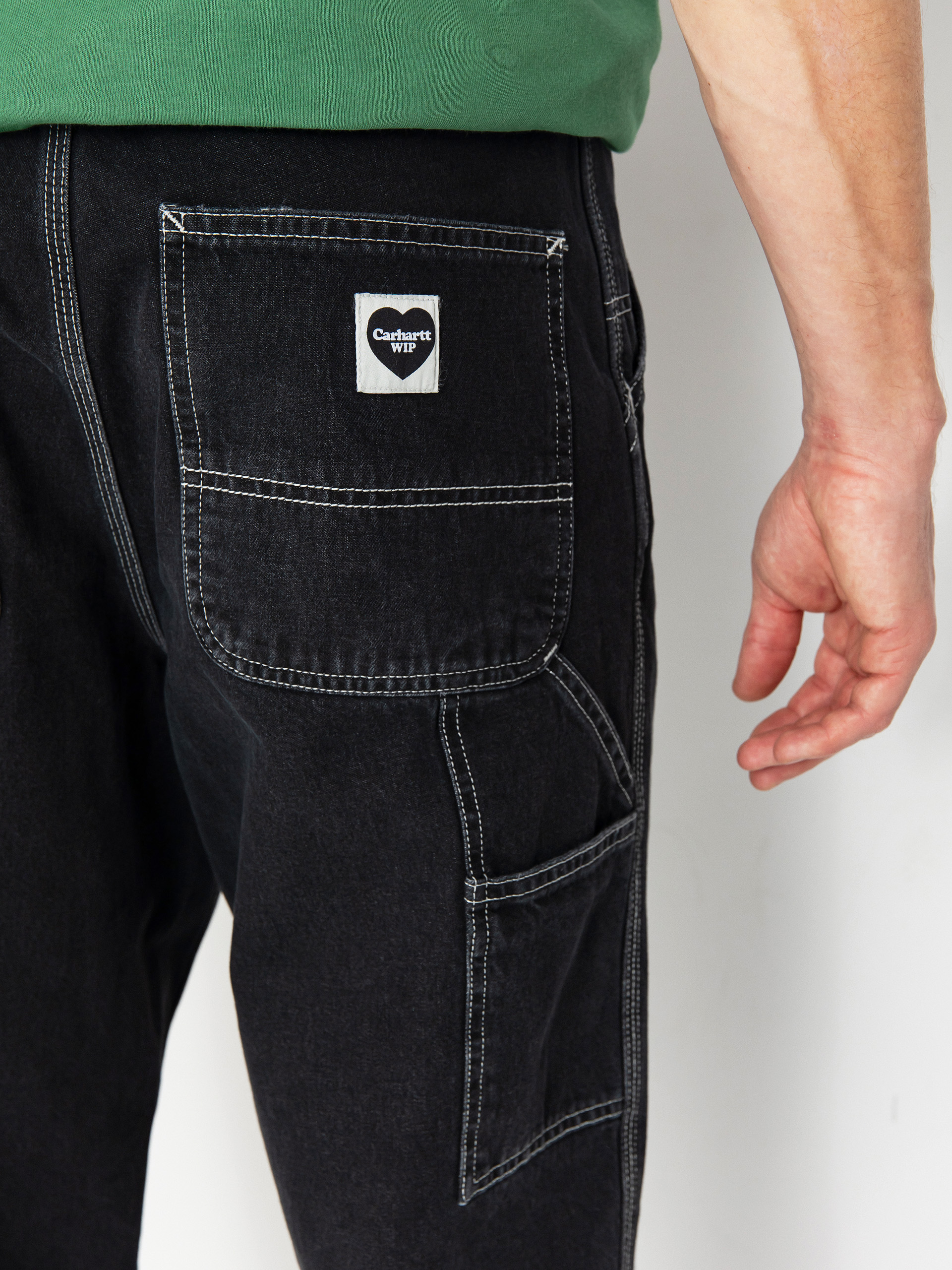 Carhartt WIP Single Knee Kisnadrág (black)