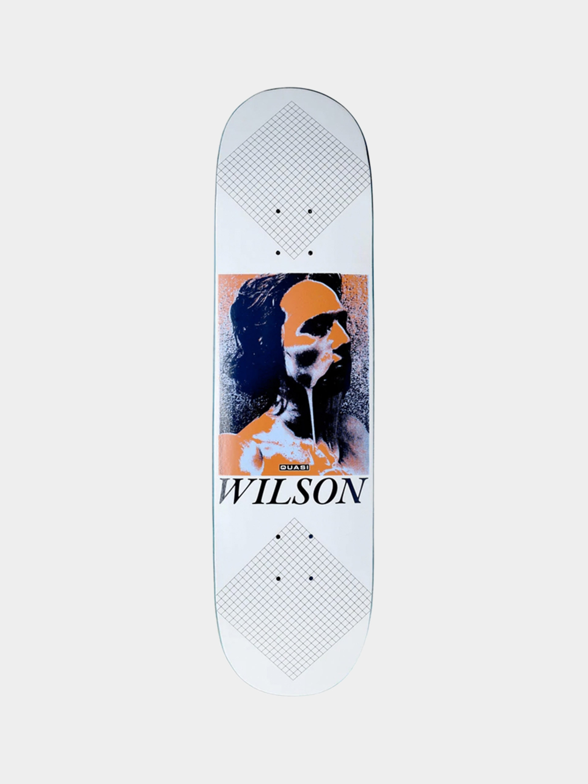 Gördeszka lap Quasi Skateboards Wilson Skincare (white)