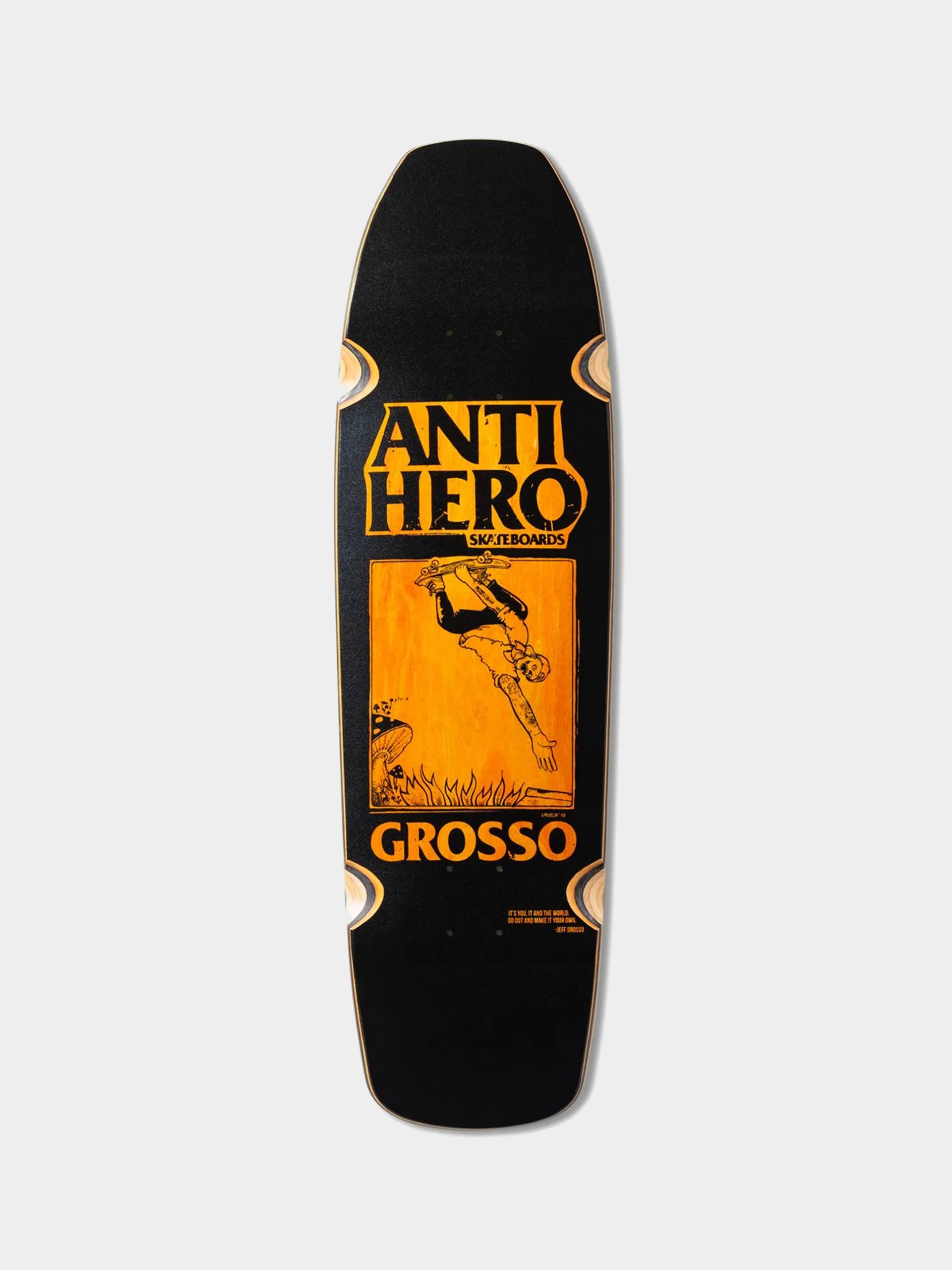 Gördeszka lap Antihero SSD25 Gross Blk WW (black/orange)