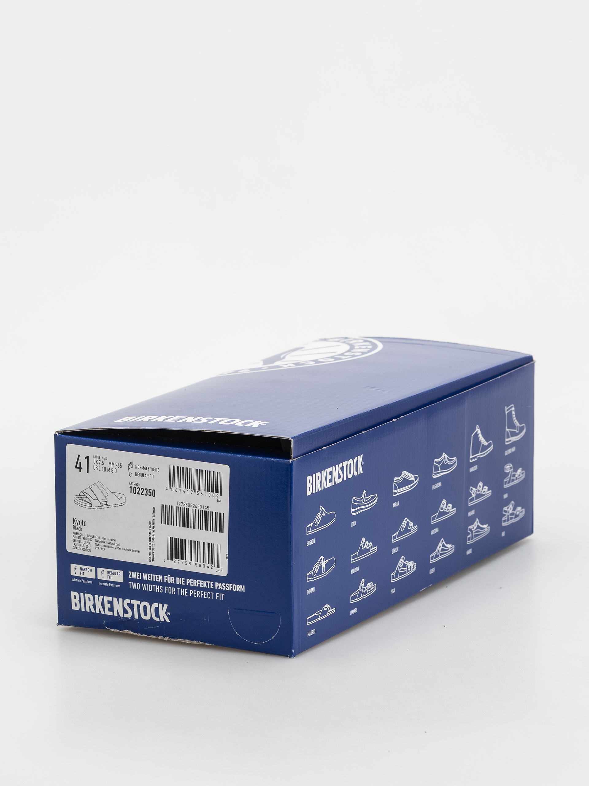 Flip-flop papucsok Birkenstock Kyoto Nubuck Suede Leather Regular (black)