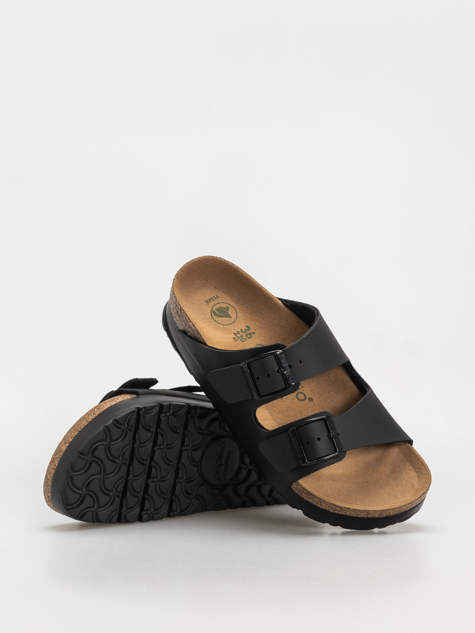 Flip-flop papucsok Birkenstock Arizona Flex Platform Vegan Narrow Wmn (black)