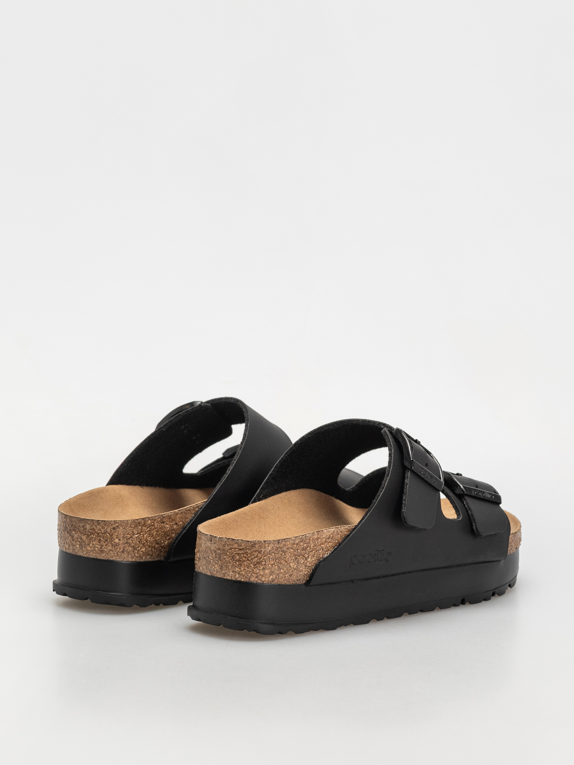 Flip-flop papucsok Birkenstock Arizona Flex Platform Vegan Narrow Wmn (black)