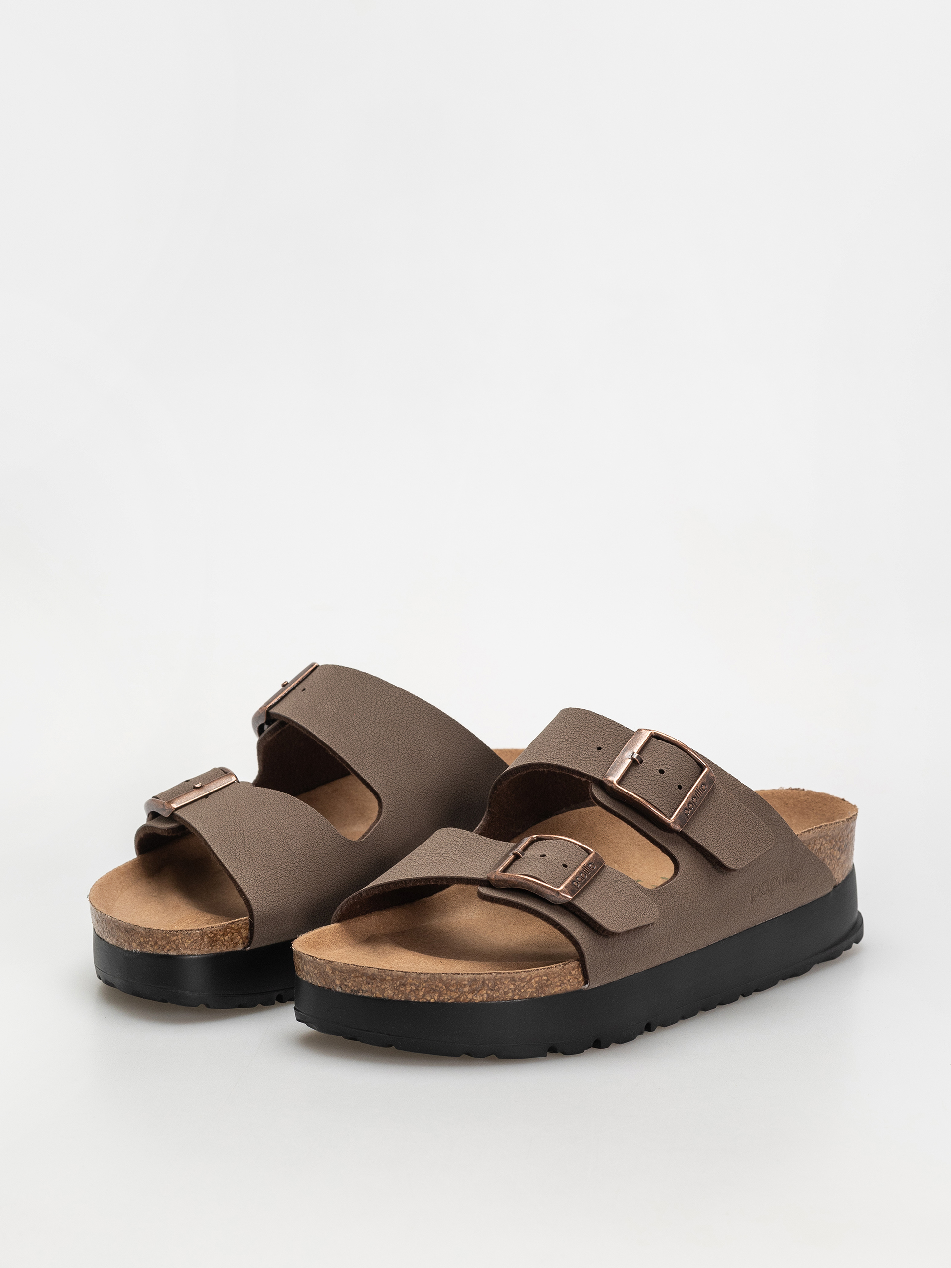 Flip-flop papucsok Birkenstock Arizona Flex Platform Vegan Narrow Wmn (mocca)