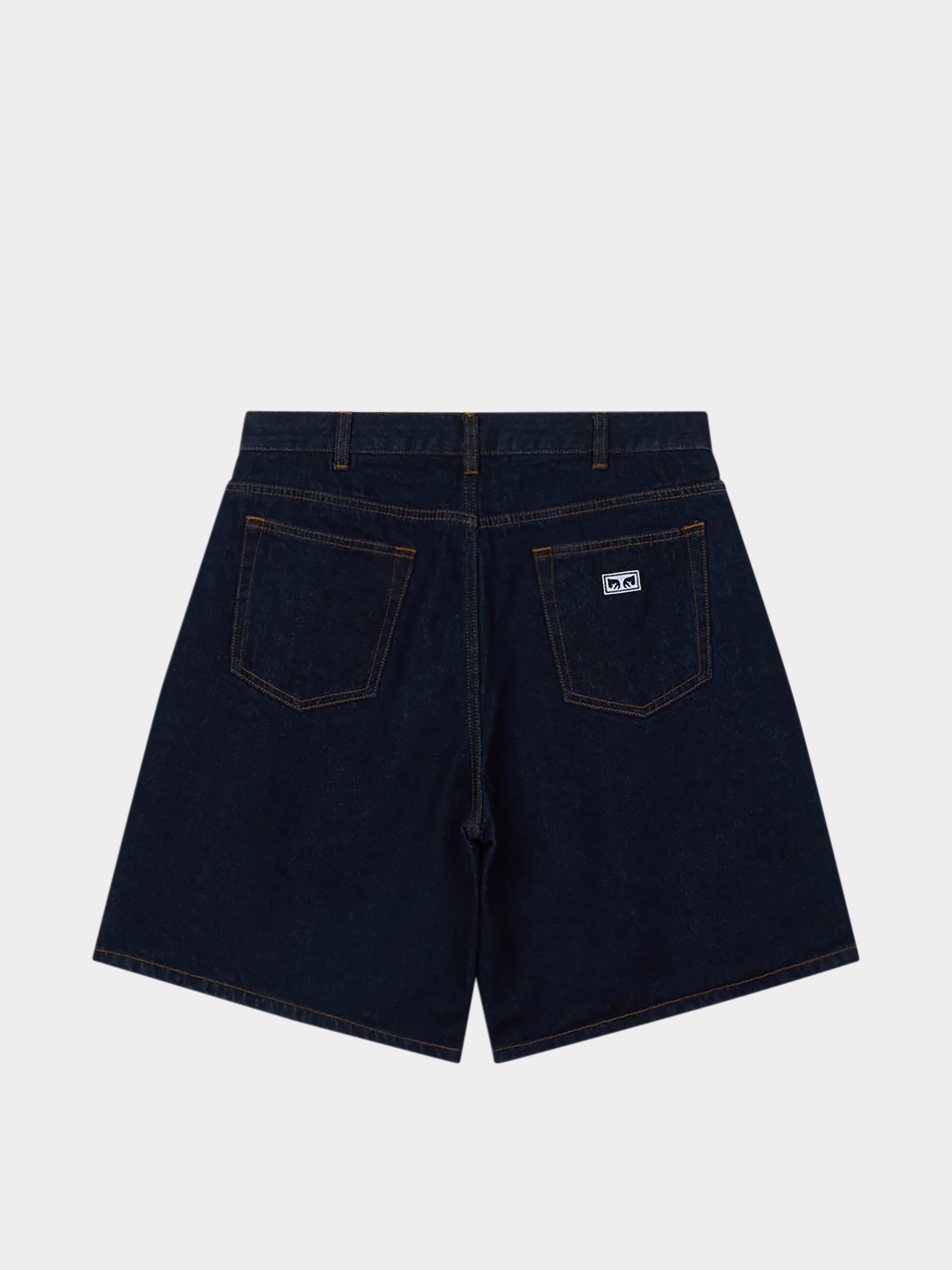 Rövidnadrág OBEY Bigwig Baggy Denim (rinse indigo)