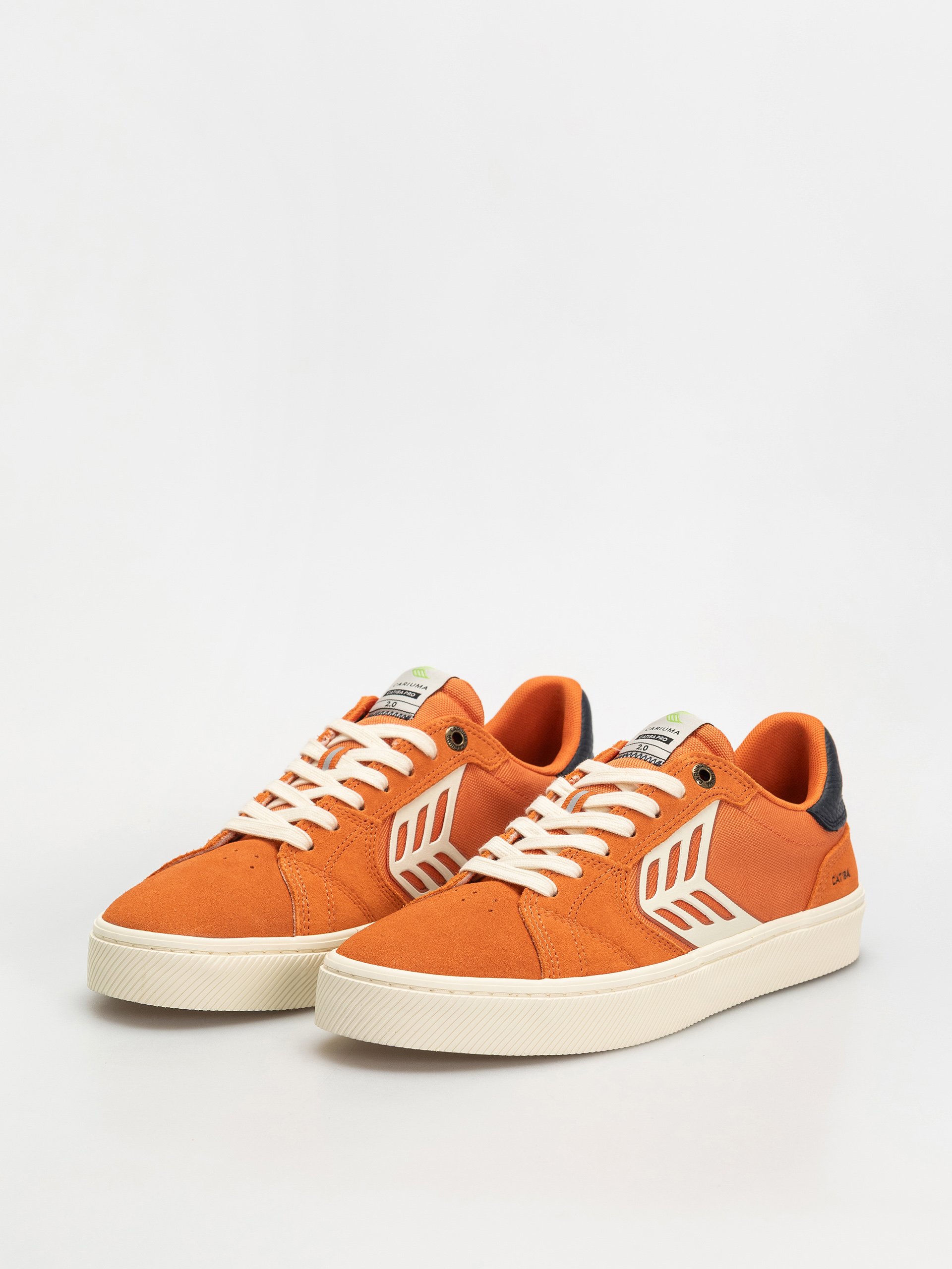 Cariuma Catiba Pro 2.0 Cipők (burnt orange suede and cordura ivory logo navy)