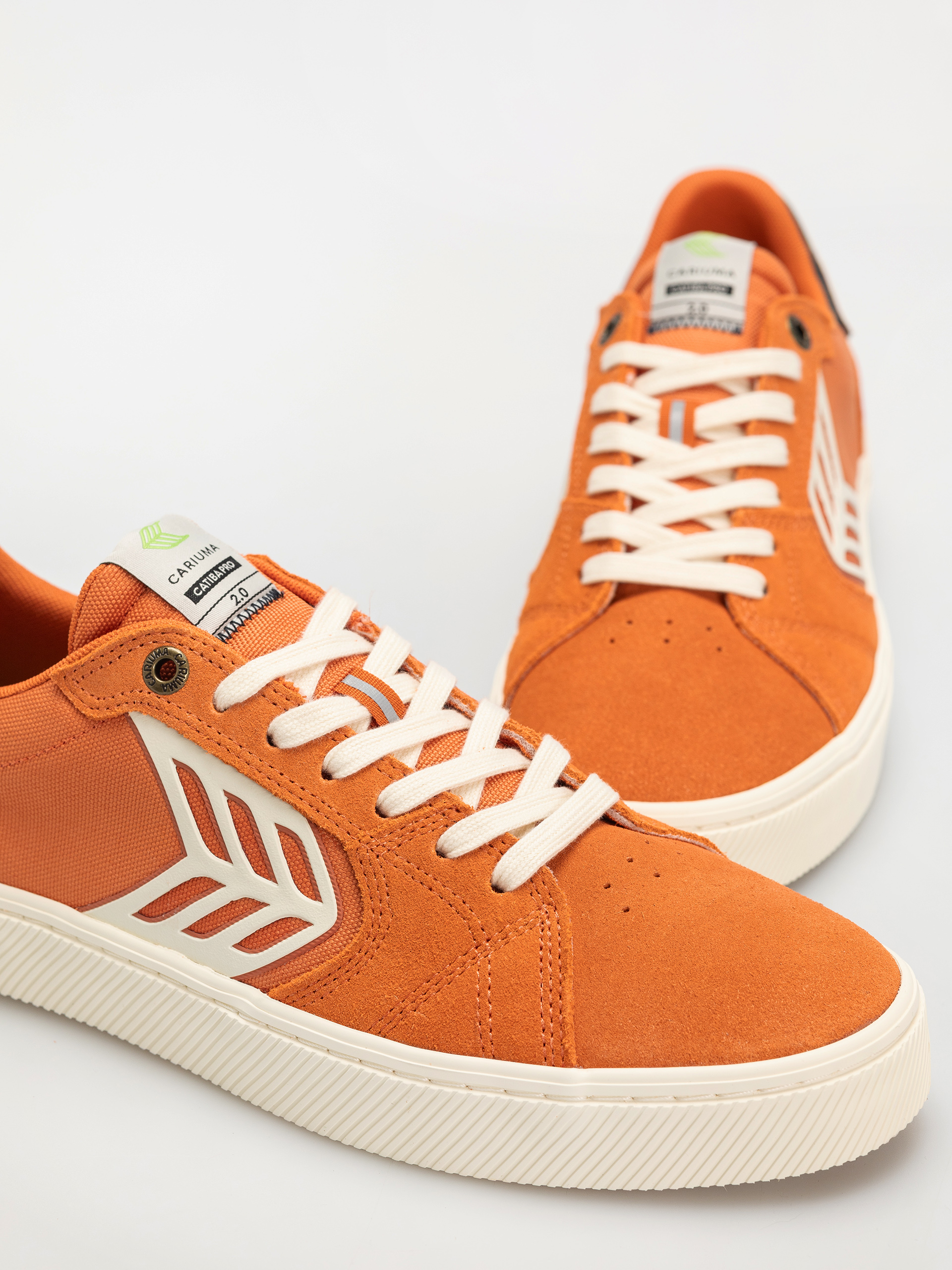 Cariuma Catiba Pro 2.0 Cipők (burnt orange suede and cordura ivory logo navy)