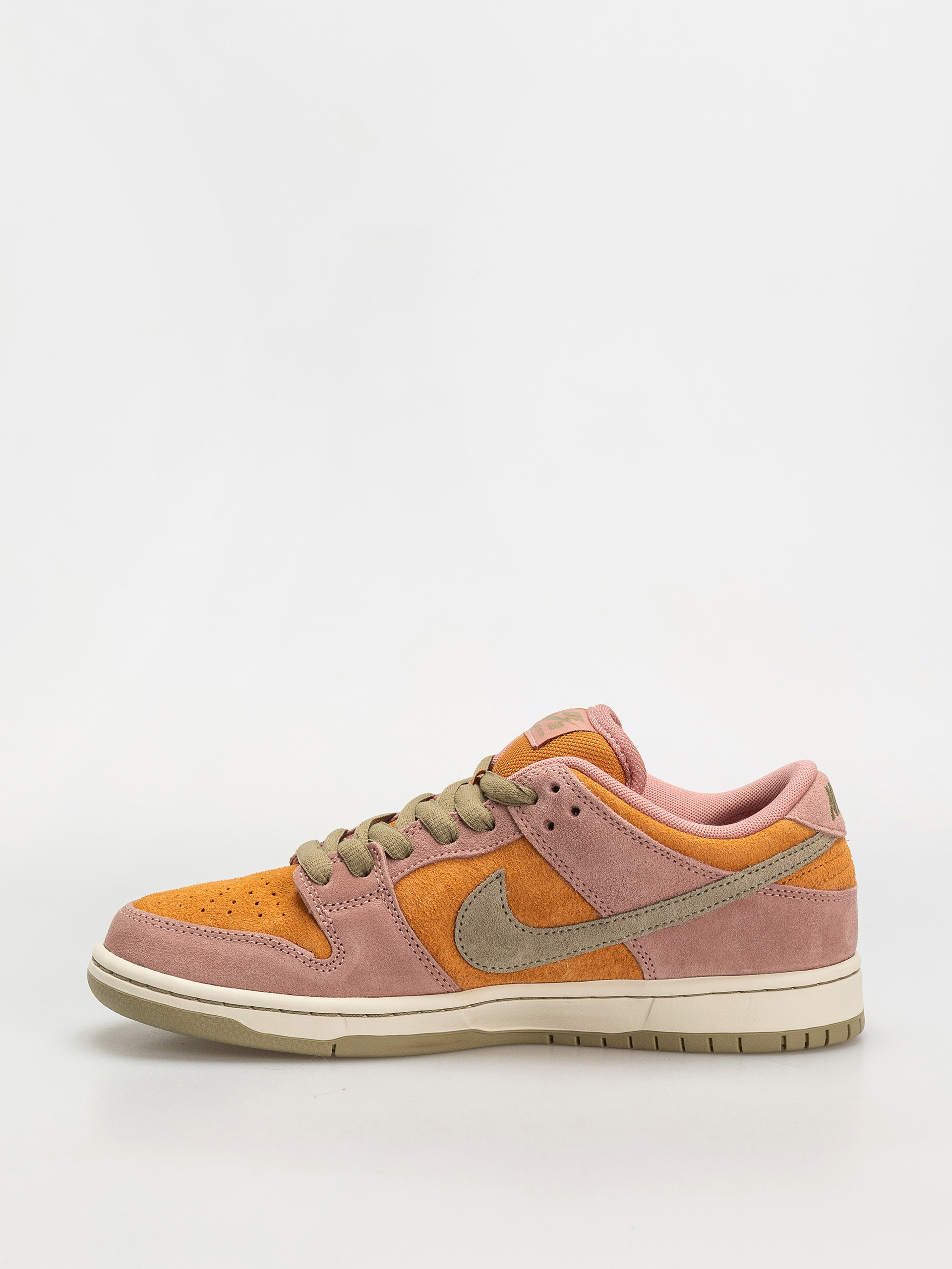 Nike SB Dunk Low Pro Cipők (red stardust/neutral olive monarch)