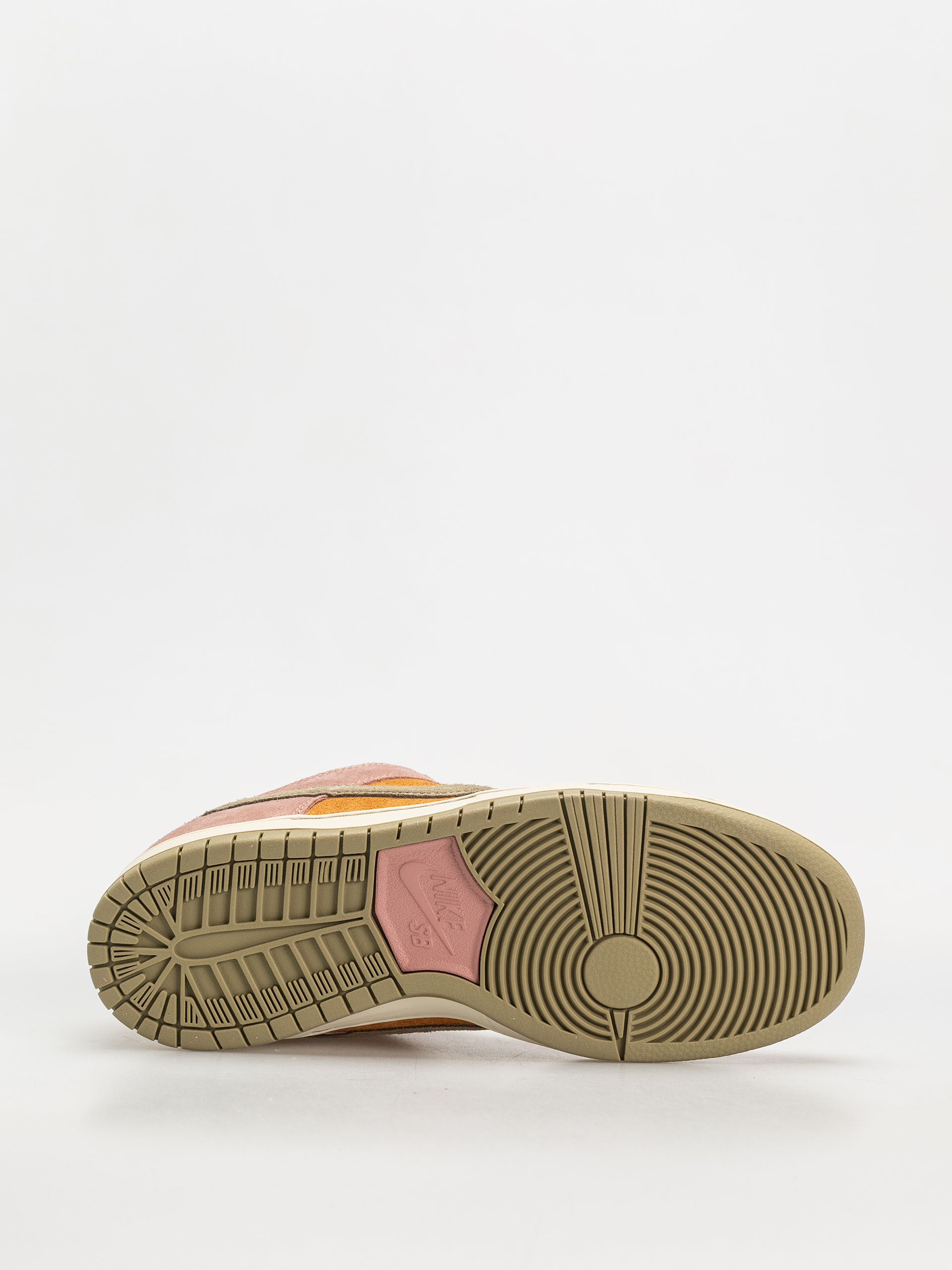 Nike SB Dunk Low Pro Cipők (red stardust/neutral olive monarch)