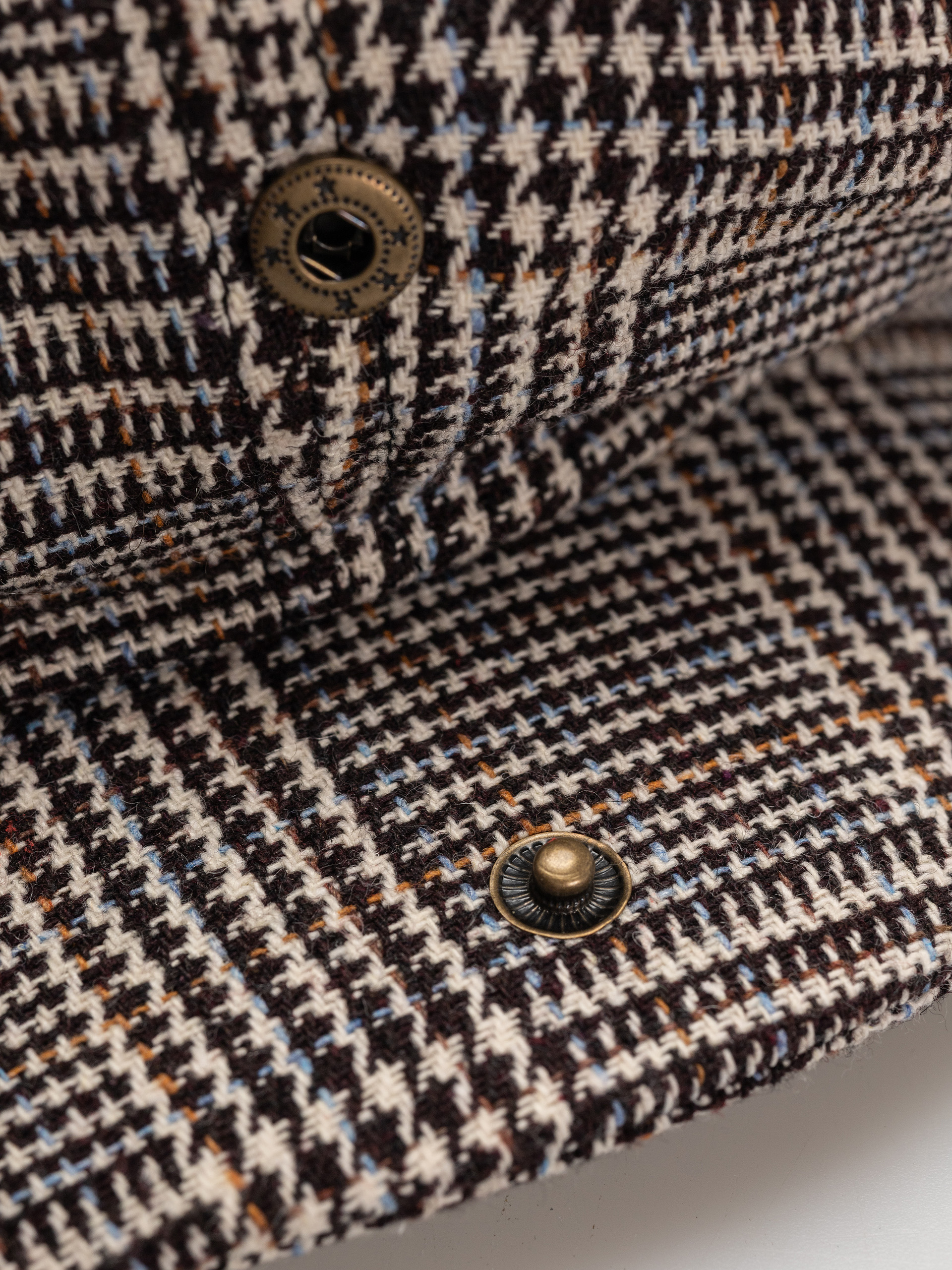 Brixton Brood Lw Snap Cap Flat cap (cream/black/orange/light blue)