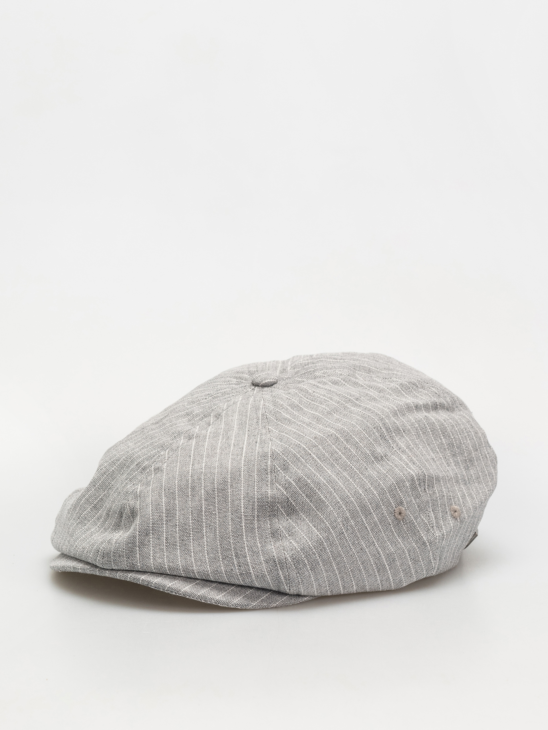 Brixton Brood Lw Snap Cap Flat cap (light grey/white stripe chambr)