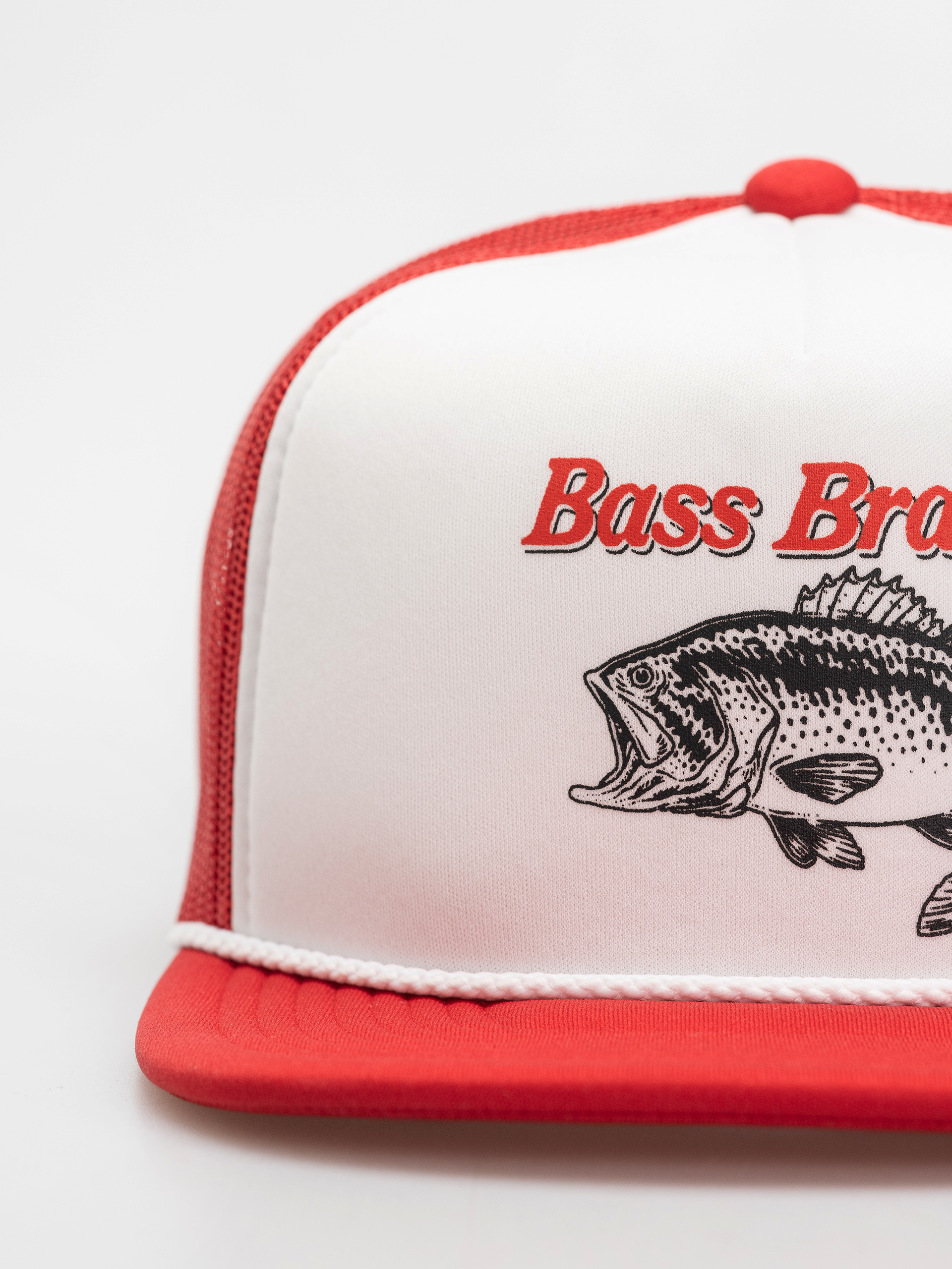 Brixton Bass Brains Ft Mp Trucker Baseball sapka (crimson/white/crimson)