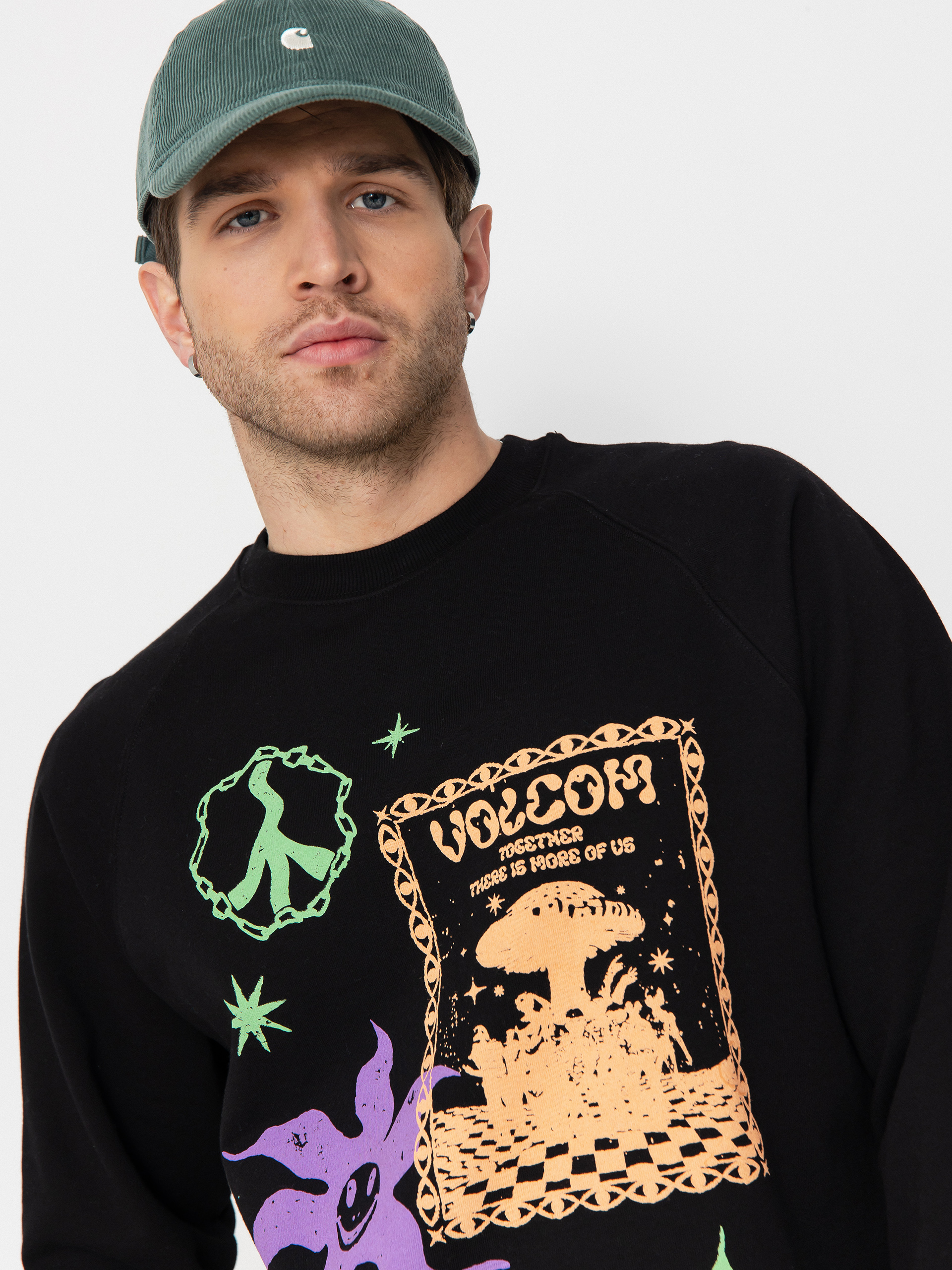 Volcom Fa F Rygalski Crew Pulóver (black)