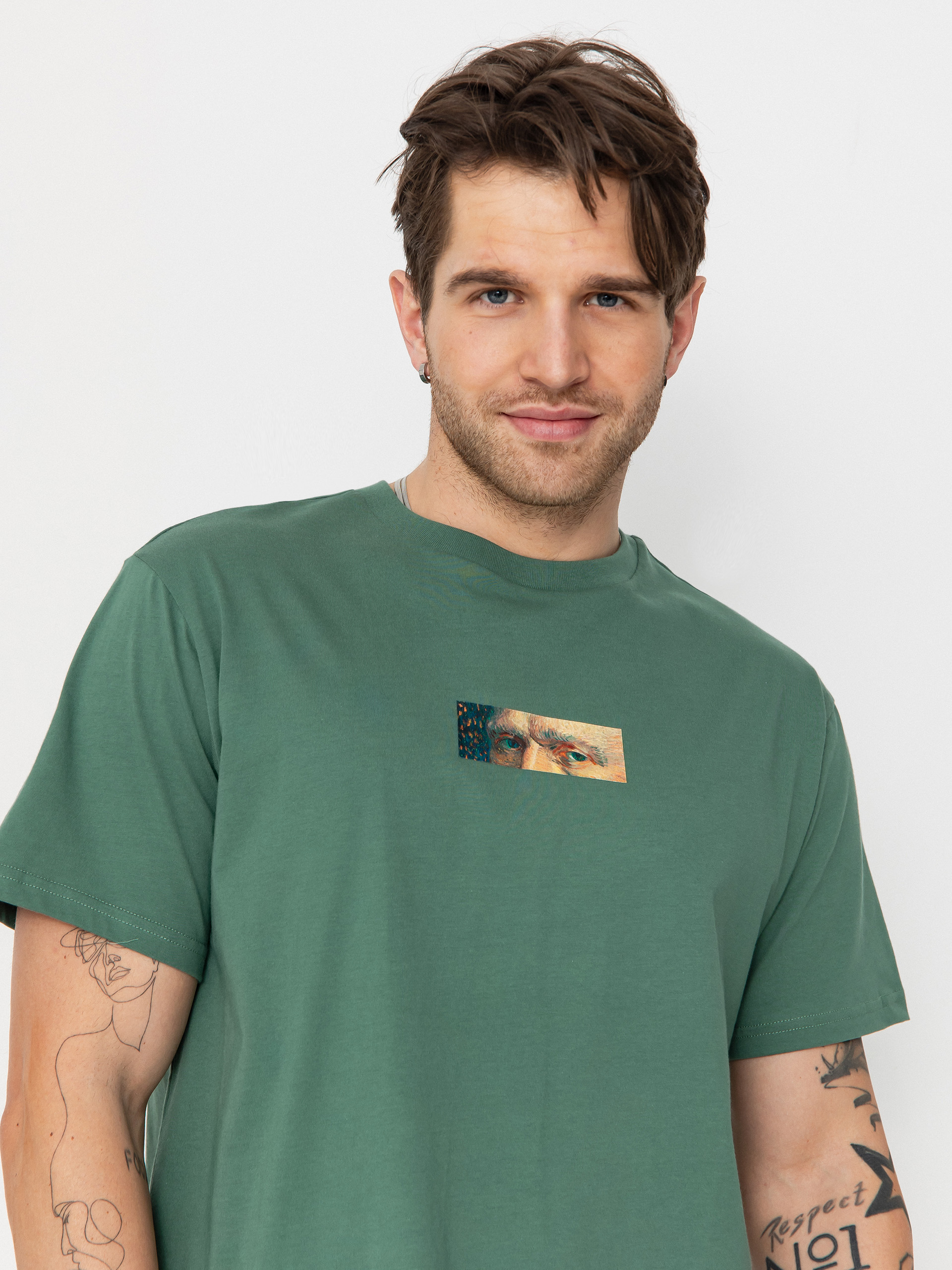 Póló RipNDip Van Nermal (olive)