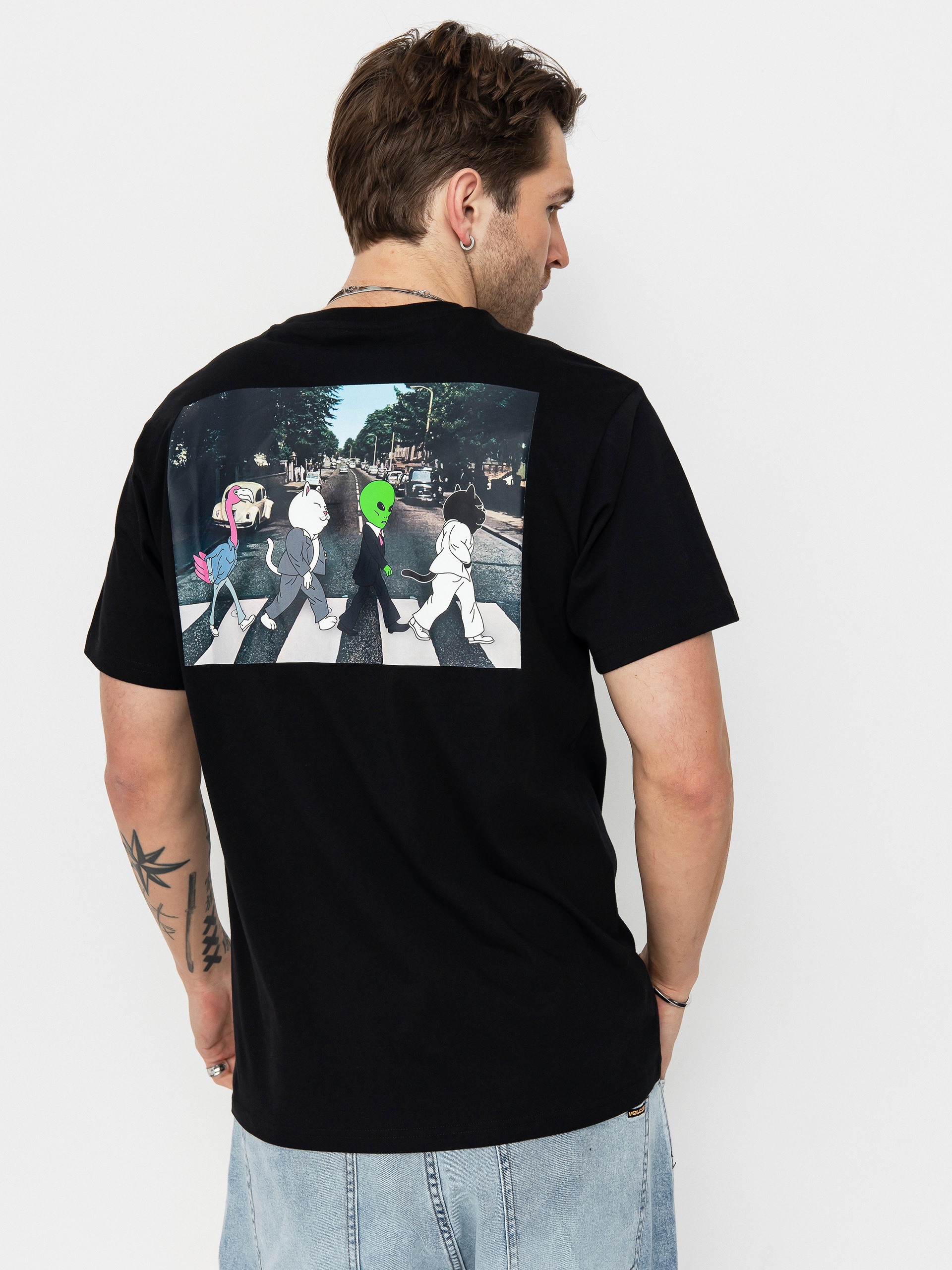 Póló RipNDip Crosswalk (black)