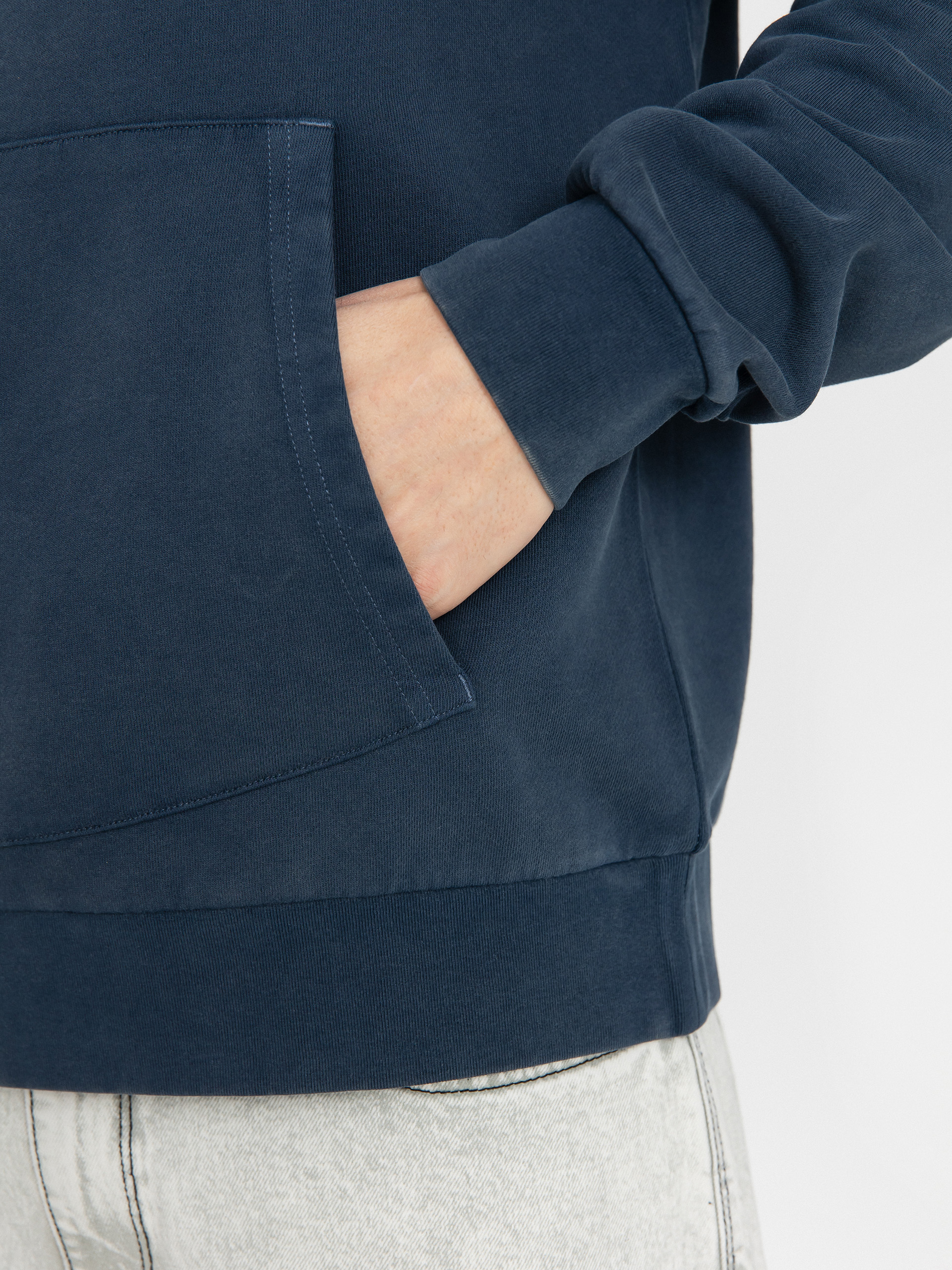 Kapucnis pulóver RipNDip Crosswalk HD (navy vintage wash)