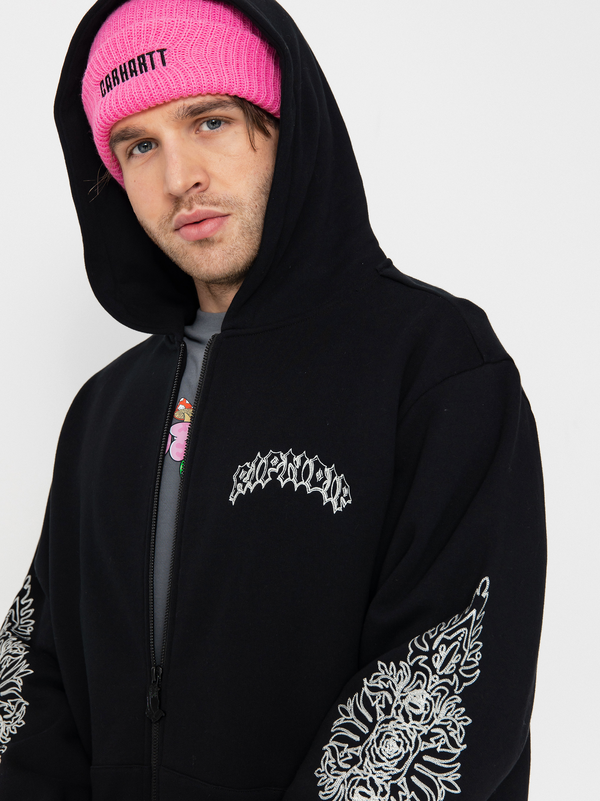 Kapucnis pulóver RipNDip Mother Nerm ZHD (black)