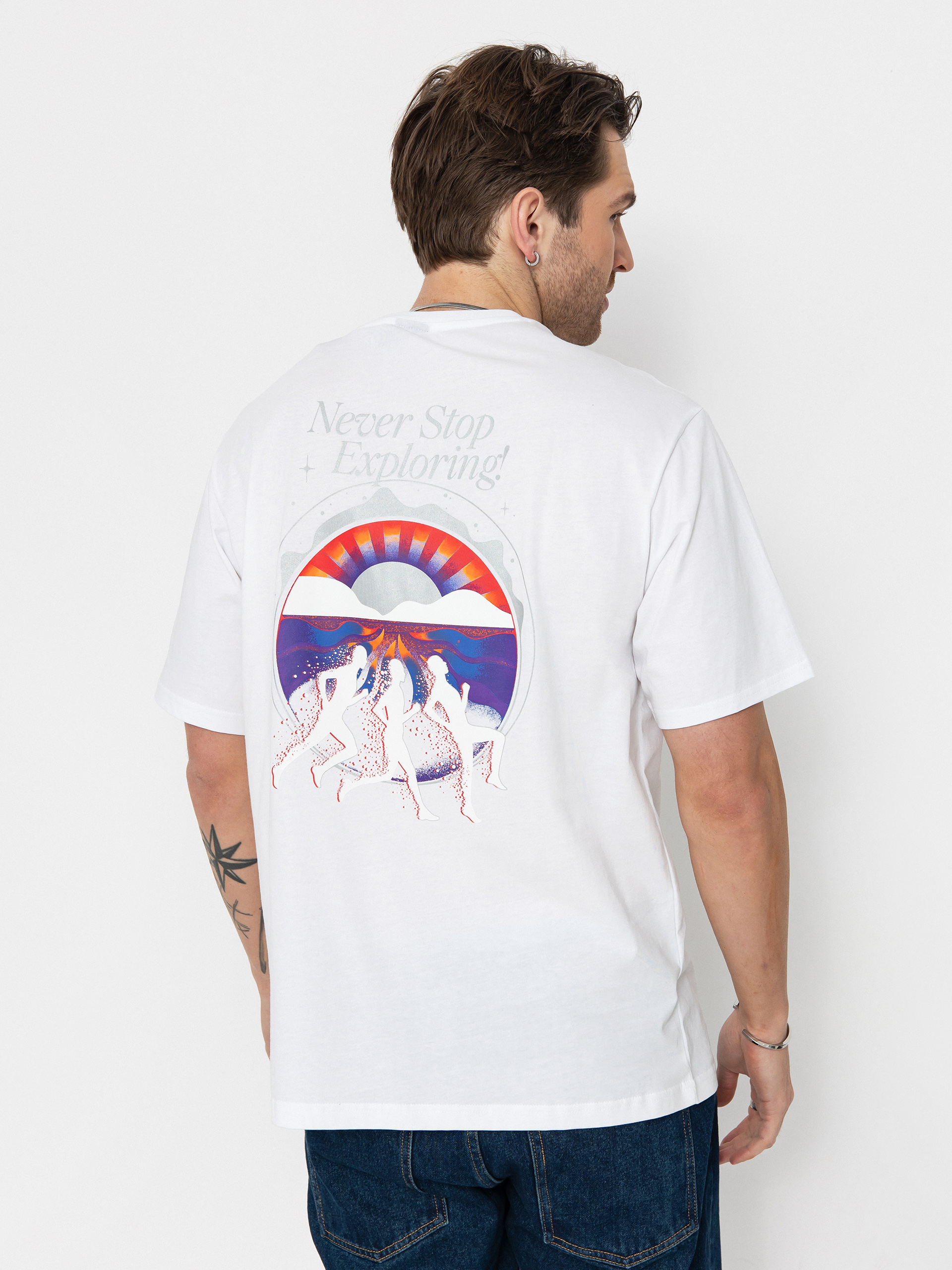 Póló The North Face Never Stop Relaxed (tnf white)