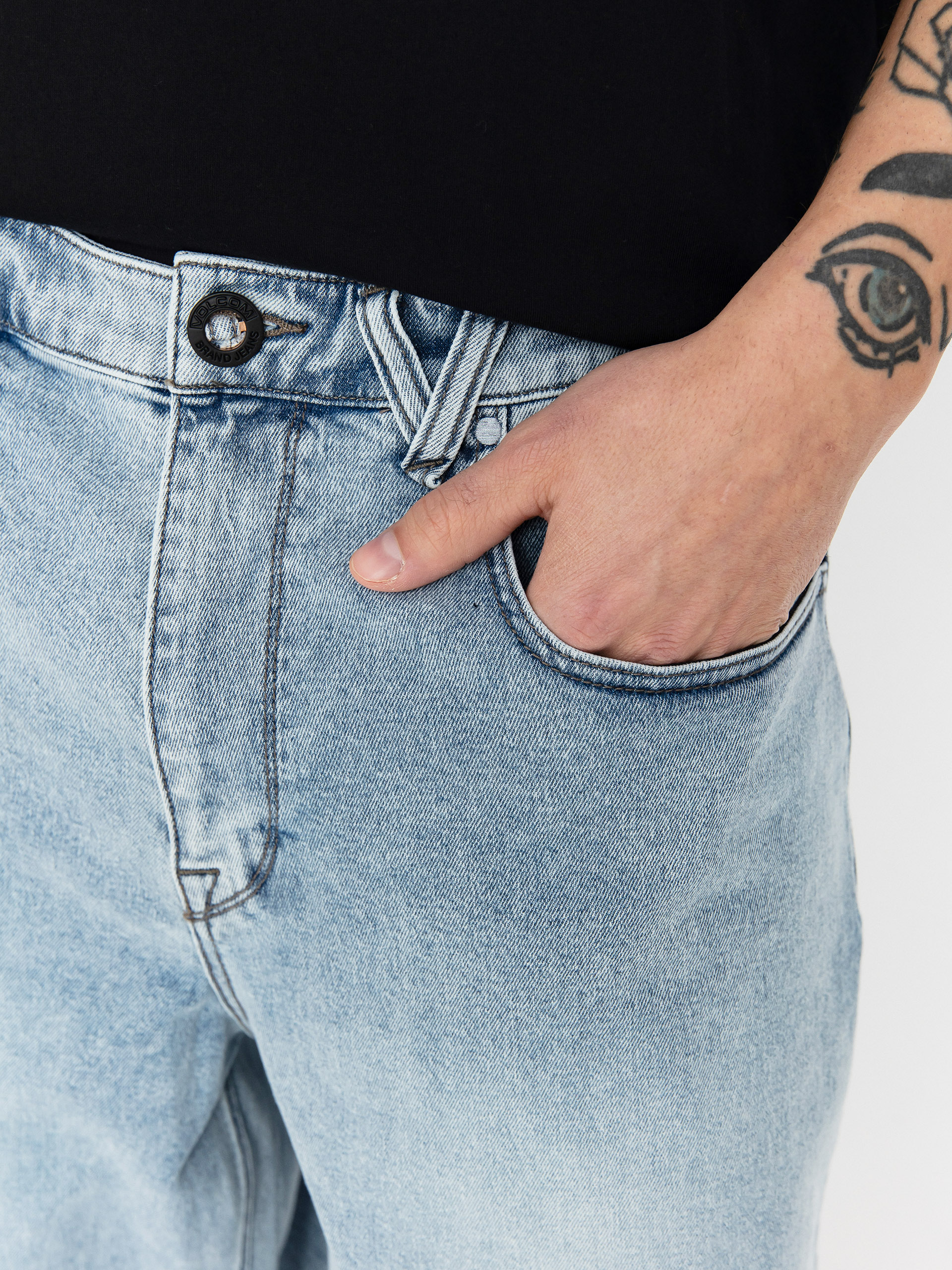 Kisnadrág Volcom Chillow (desert dirt indigo)