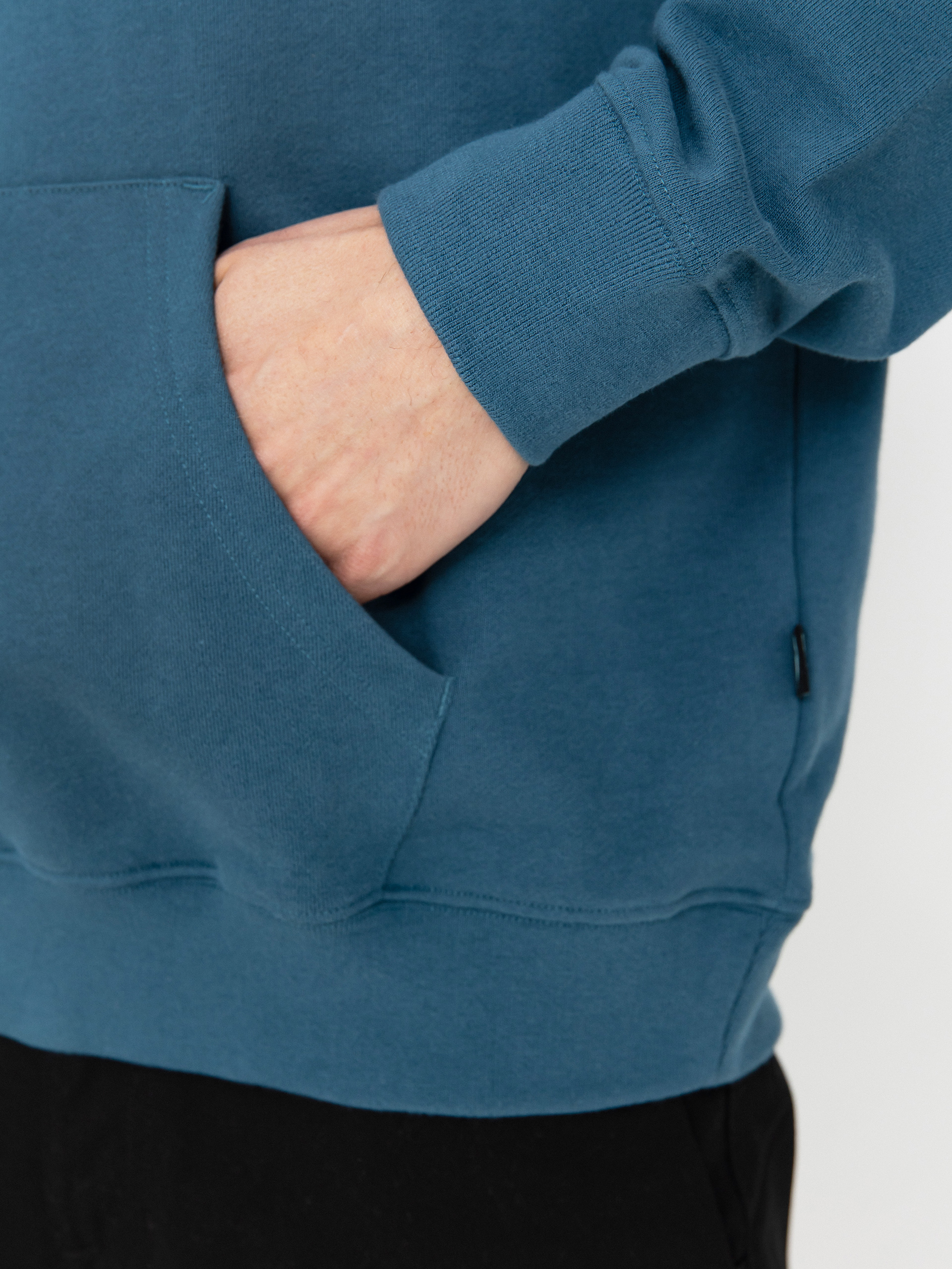 Kapucnis pulóver Quiksilver Apog Heritage HD (real teal)