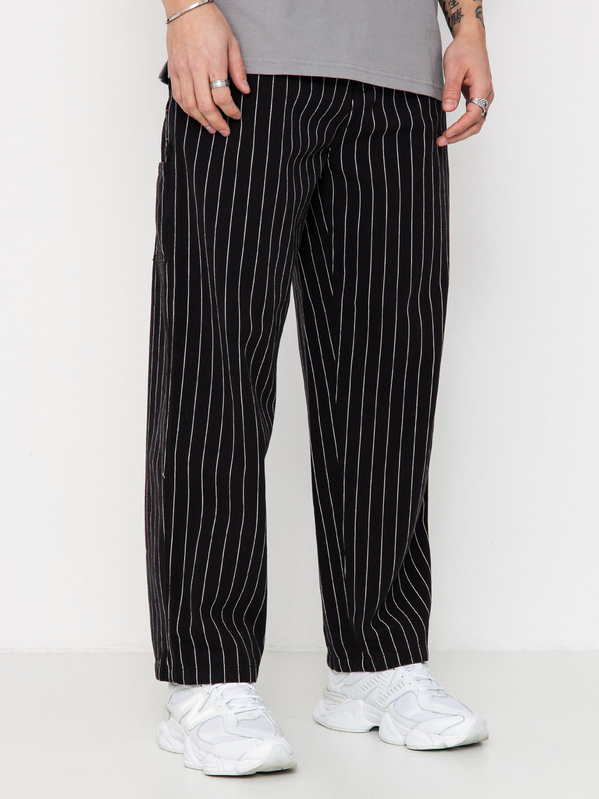 Carhartt WIP OG Single Knee Kisnadrág (seaton stripe/black/wax)