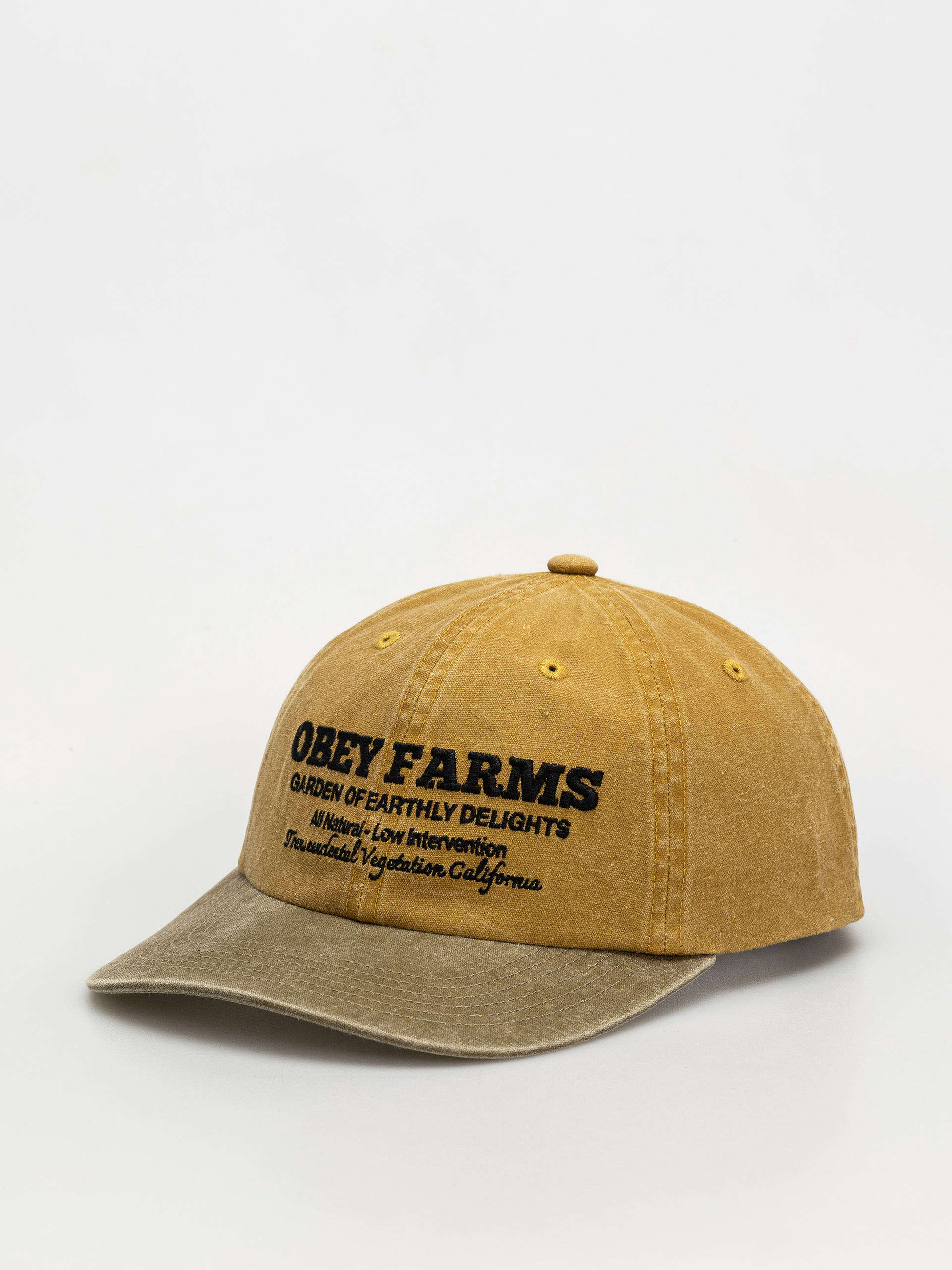OBEY Pigment Obey Farms 6 Panel Baseball sapka (pigment mustard multi)