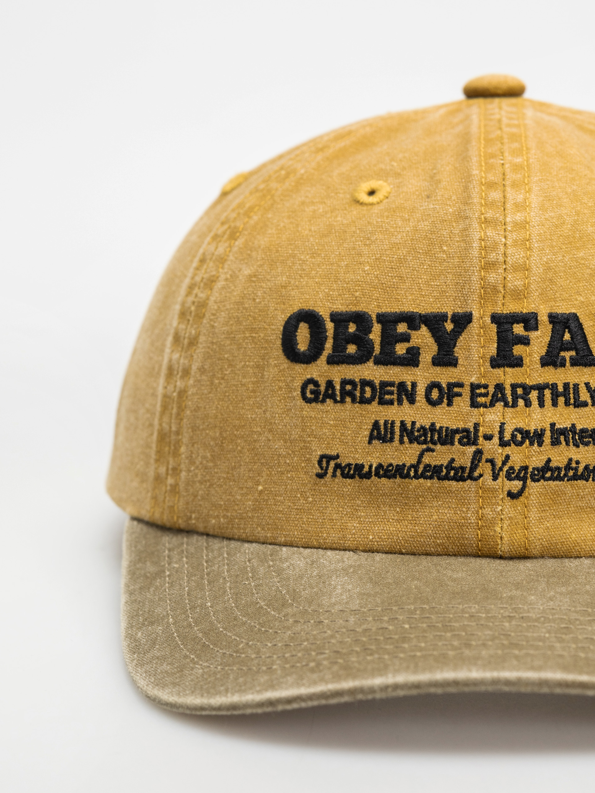 OBEY Pigment Obey Farms 6 Panel Baseball sapka (pigment mustard multi)