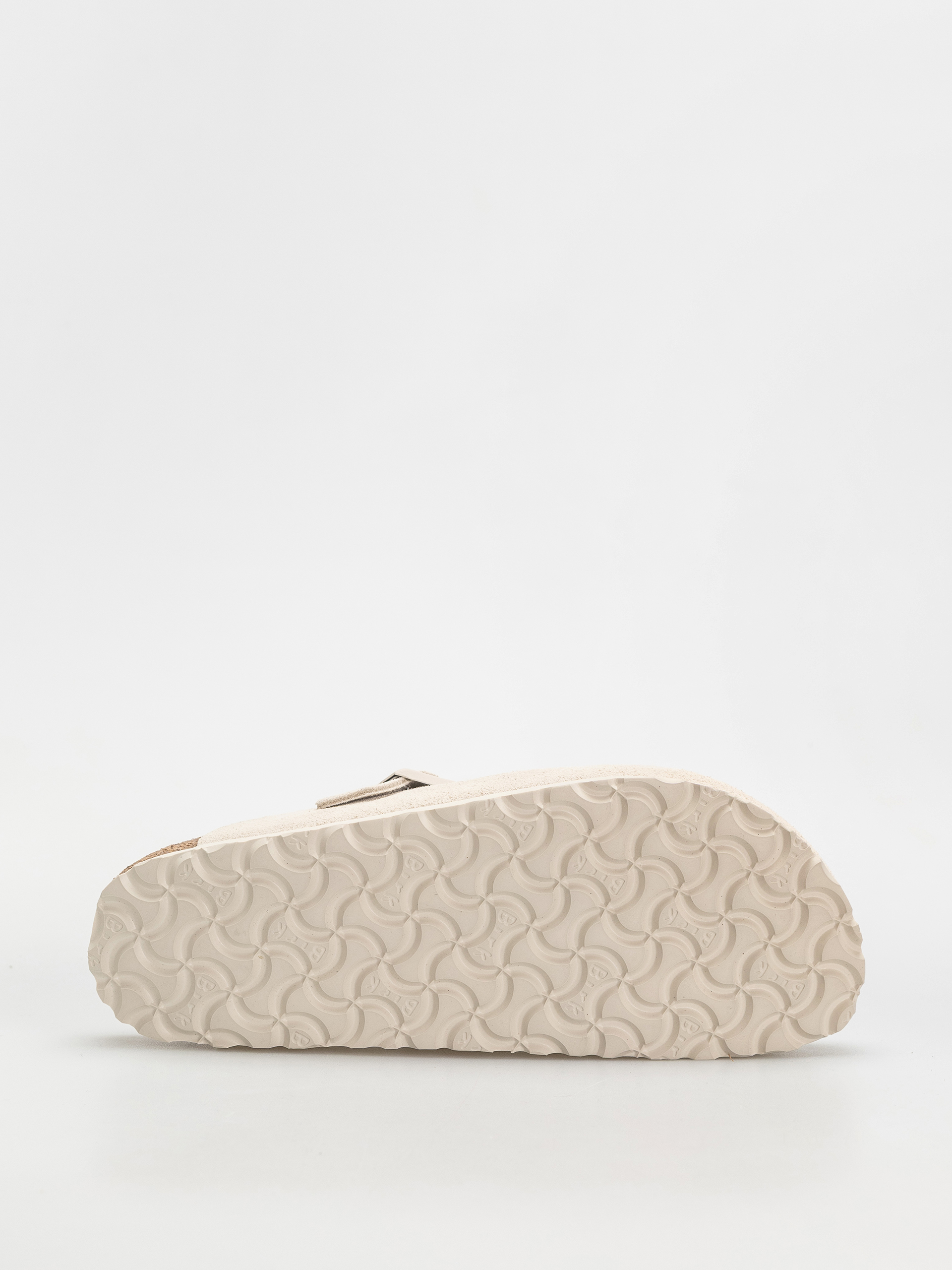 Birkenstock Boston Suede Leather Narrow Flip-flop papucsok Wmn (antique white)