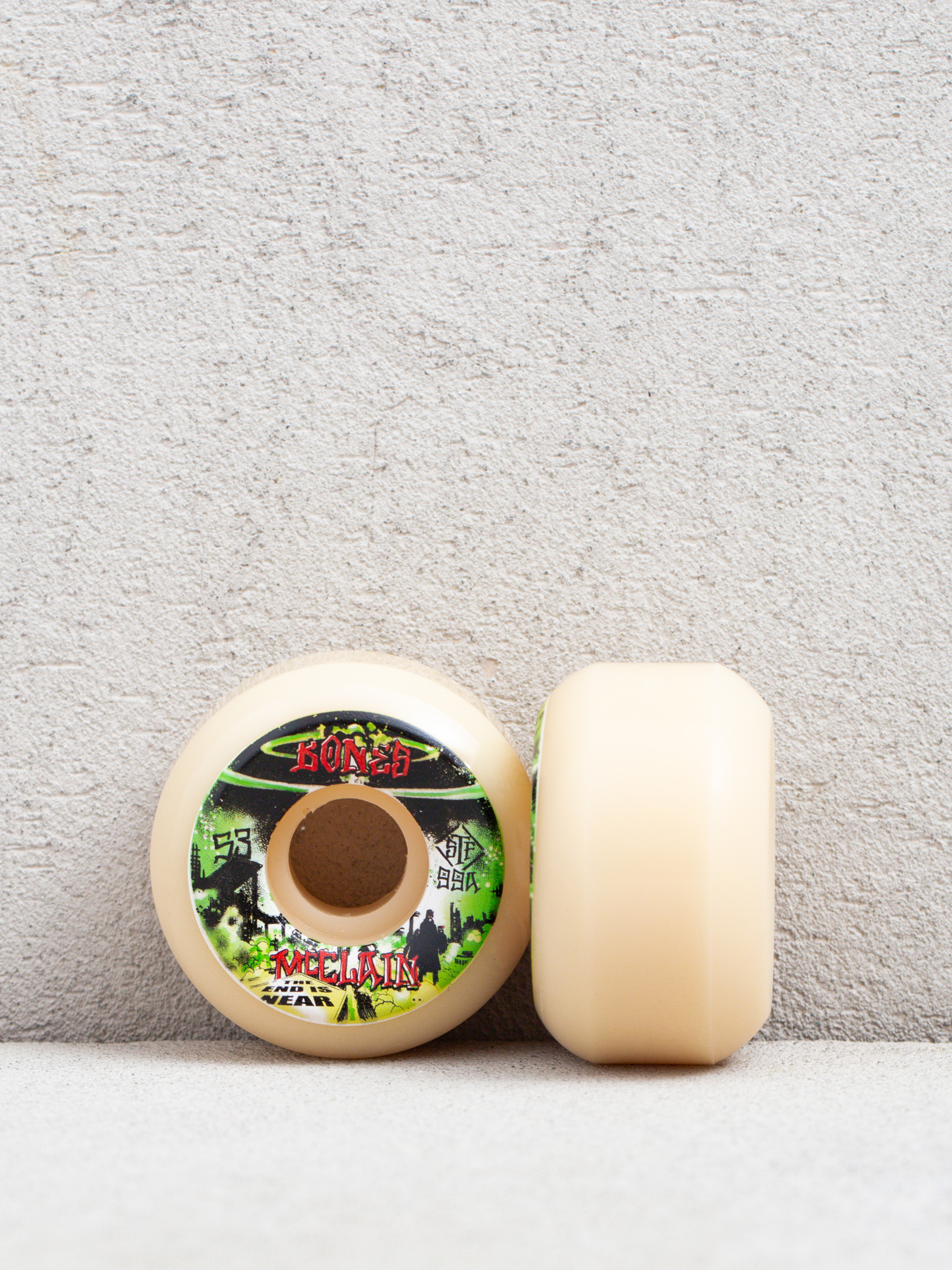 Bones Mcclain Apolcalypse V5 Sdecut Stf 99A Gördeszka kerék (white/green)