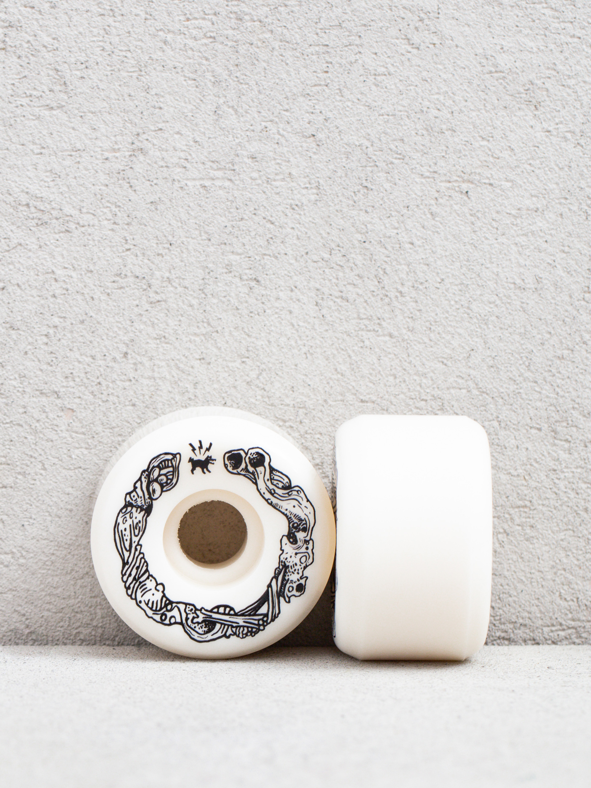 Malita Ancymon Sr 99a Gördeszka kerék (white/black)