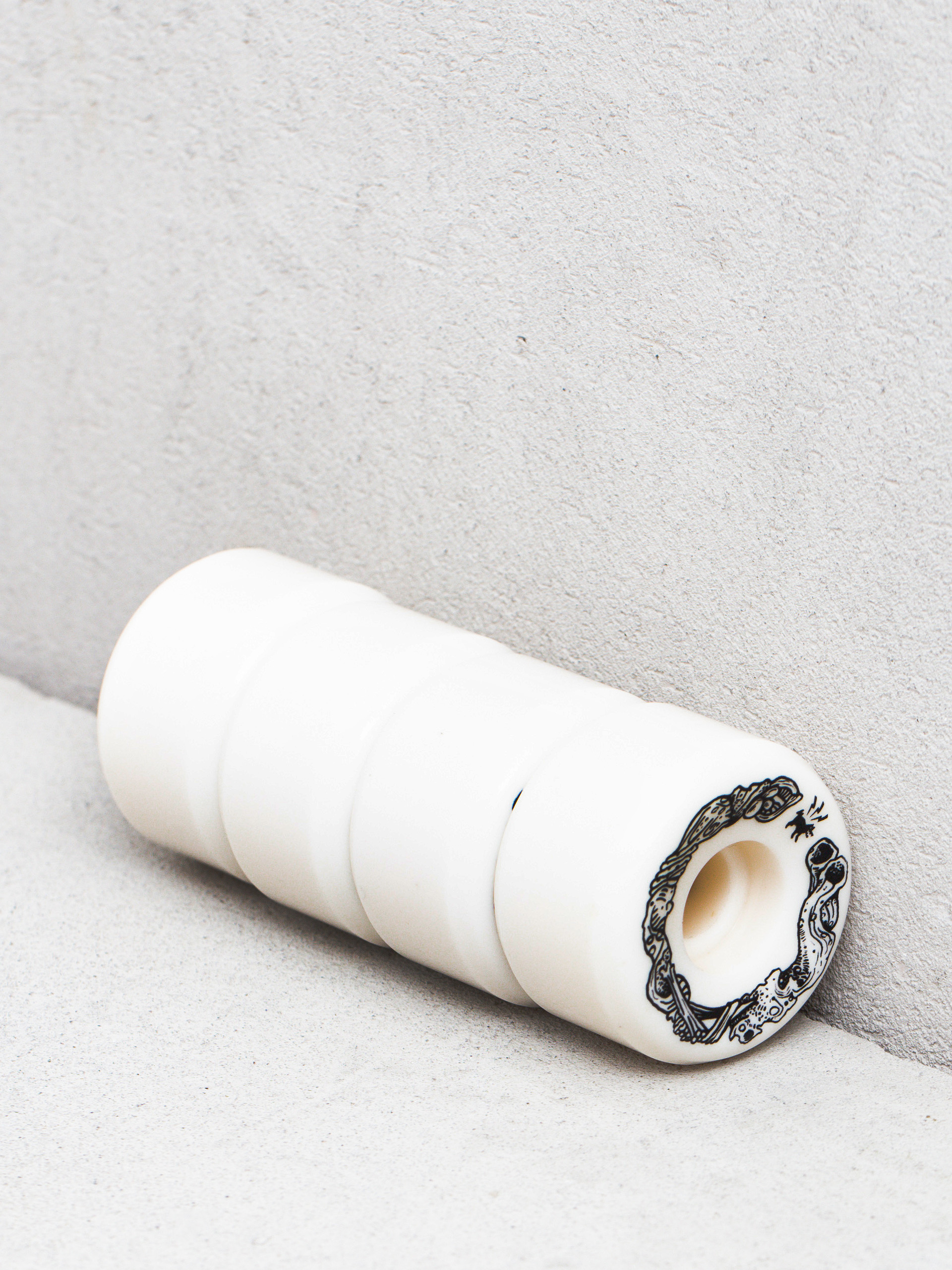 Malita Ancymon Sr 99a Gördeszka kerék (white/black)