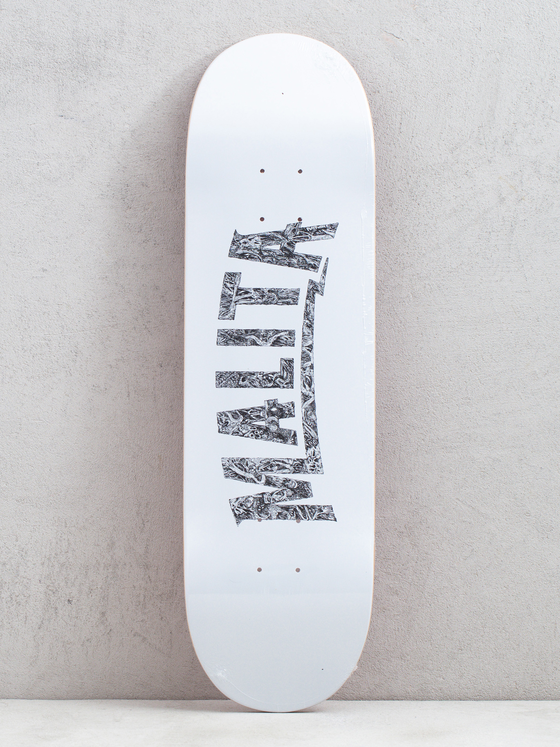 Malita Logo Thunder X Ancymon Mini Gördeszka lap (white/black)