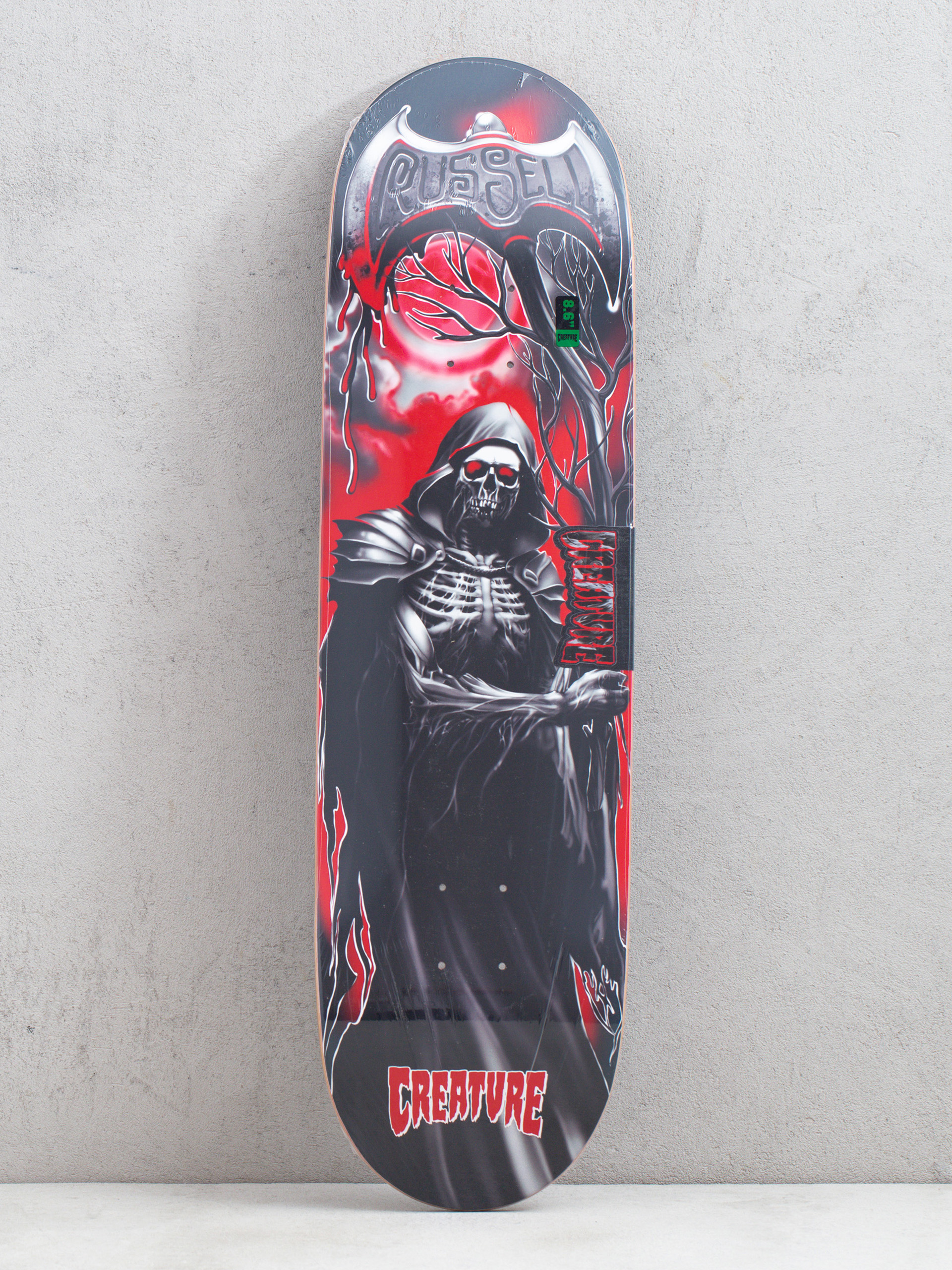 Creature Russell Metal XX Pro Gördeszka lap (black/red)