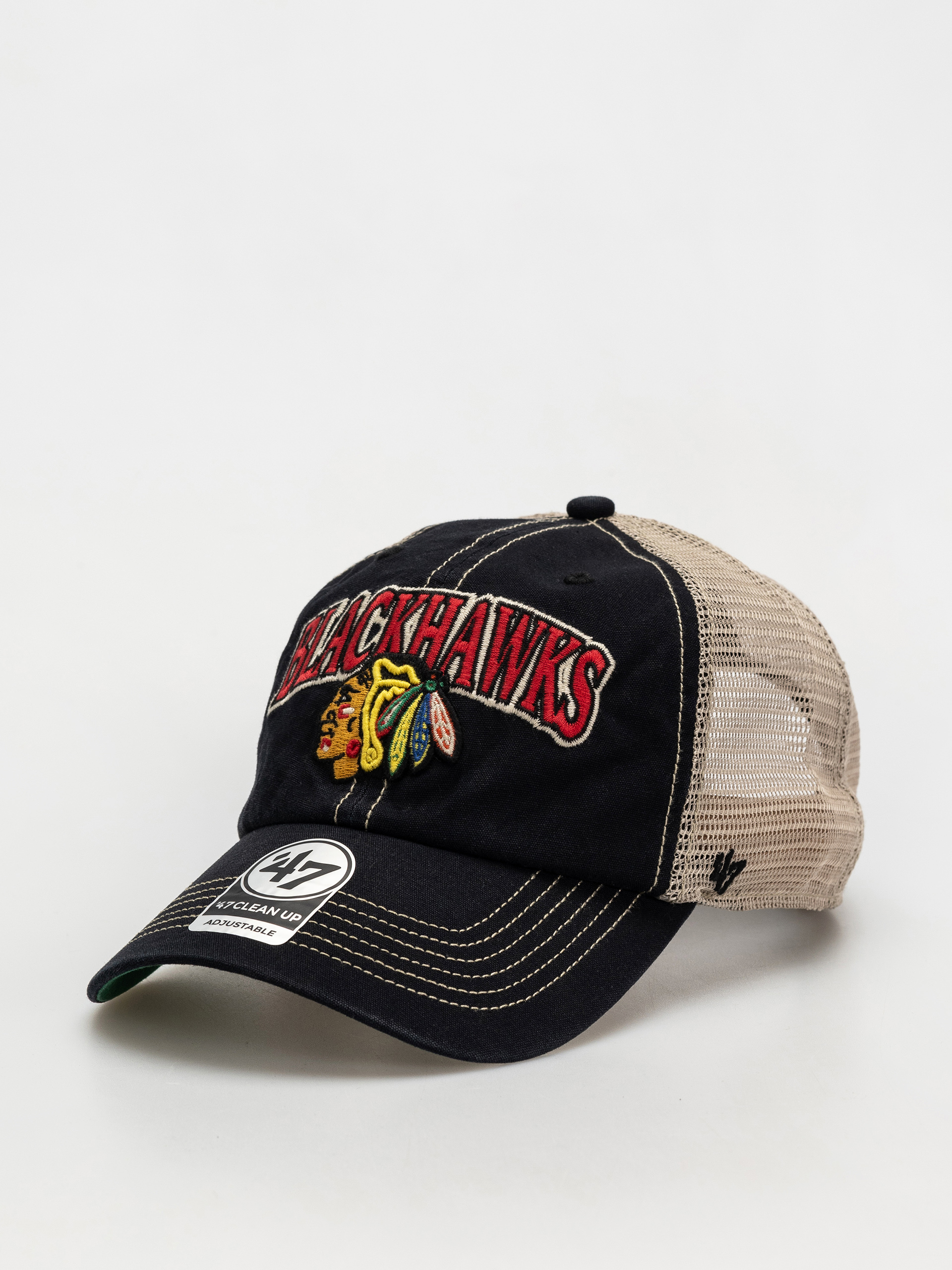 Baseball sapka 47 Brand NHL Chicago Blackhawks Tuscaloosa (vintage black)